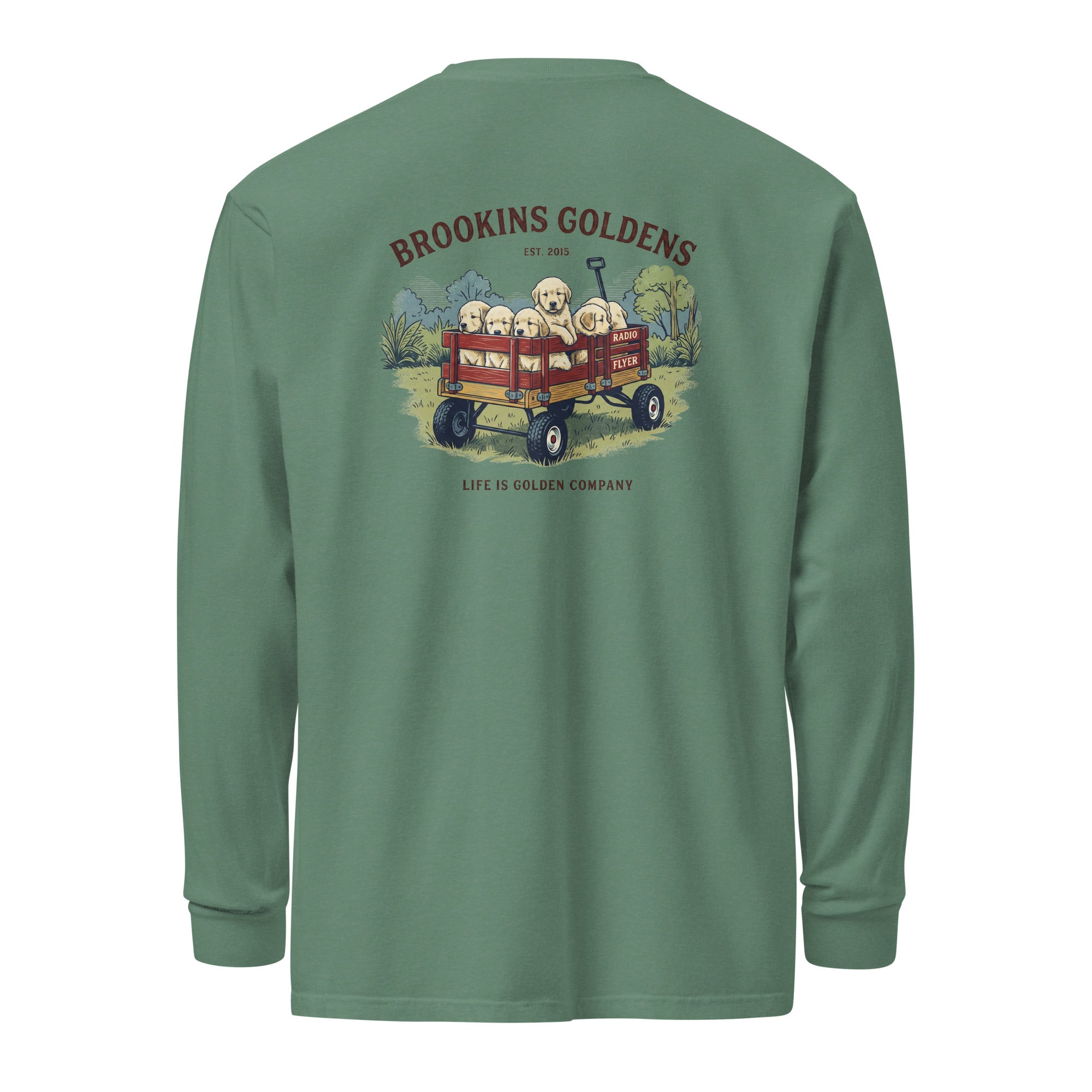 Brookins Wagon heavyweight long-sleeve shirt