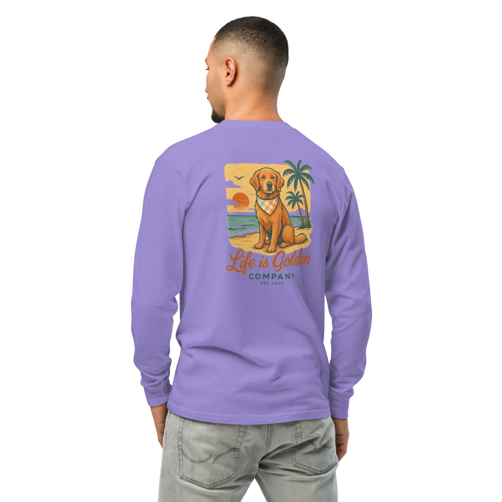 Barefoot &amp; Golden long-sleeve shirt Comfort Colors