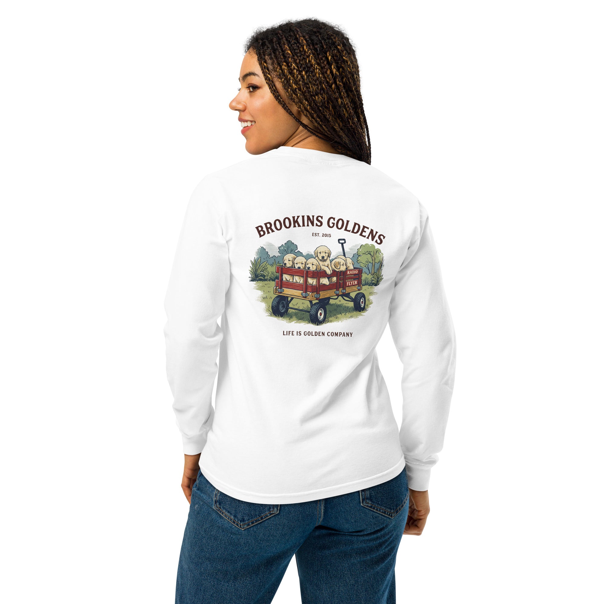 Brookins Wagon heavyweight long-sleeve shirt