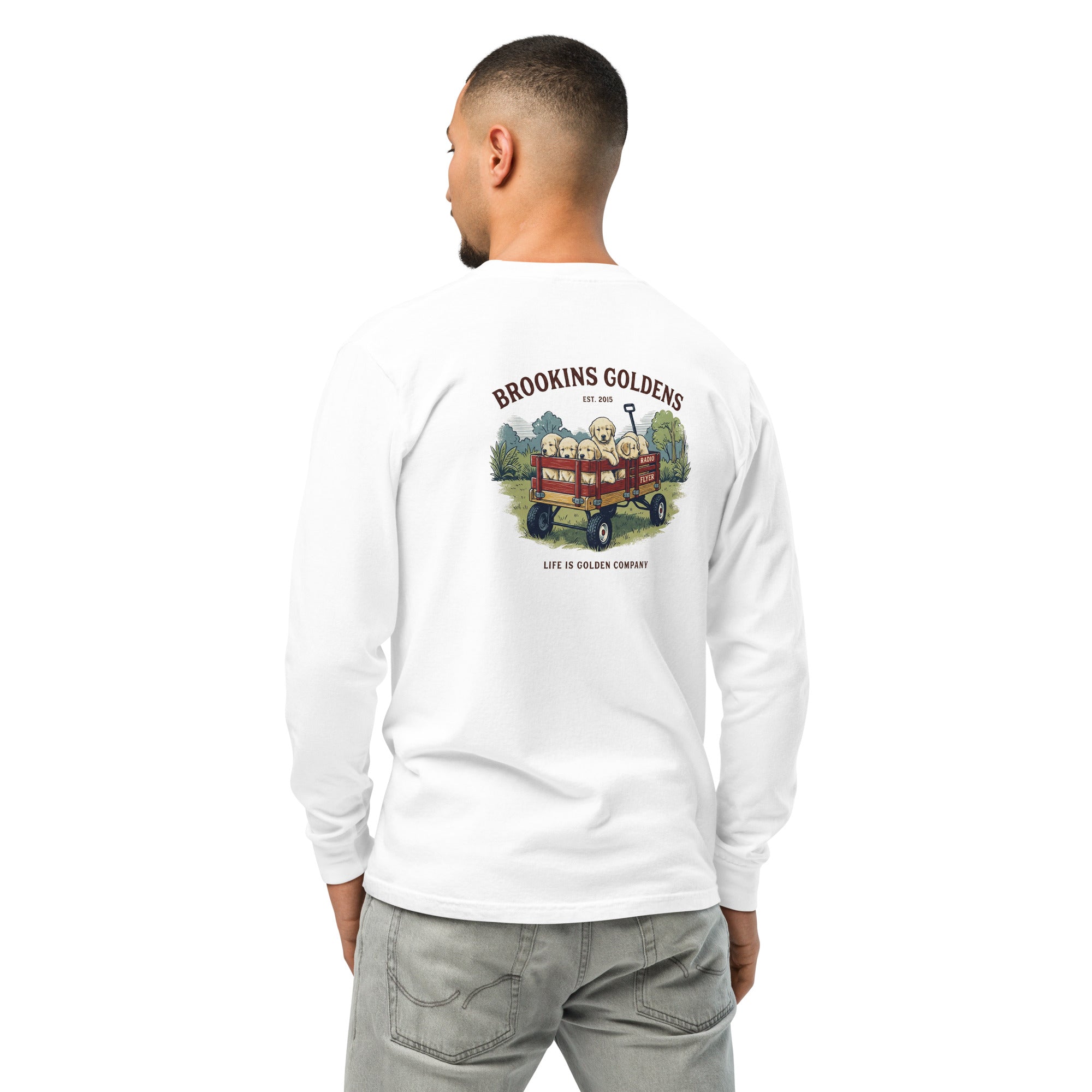 Brookins Wagon heavyweight long-sleeve shirt