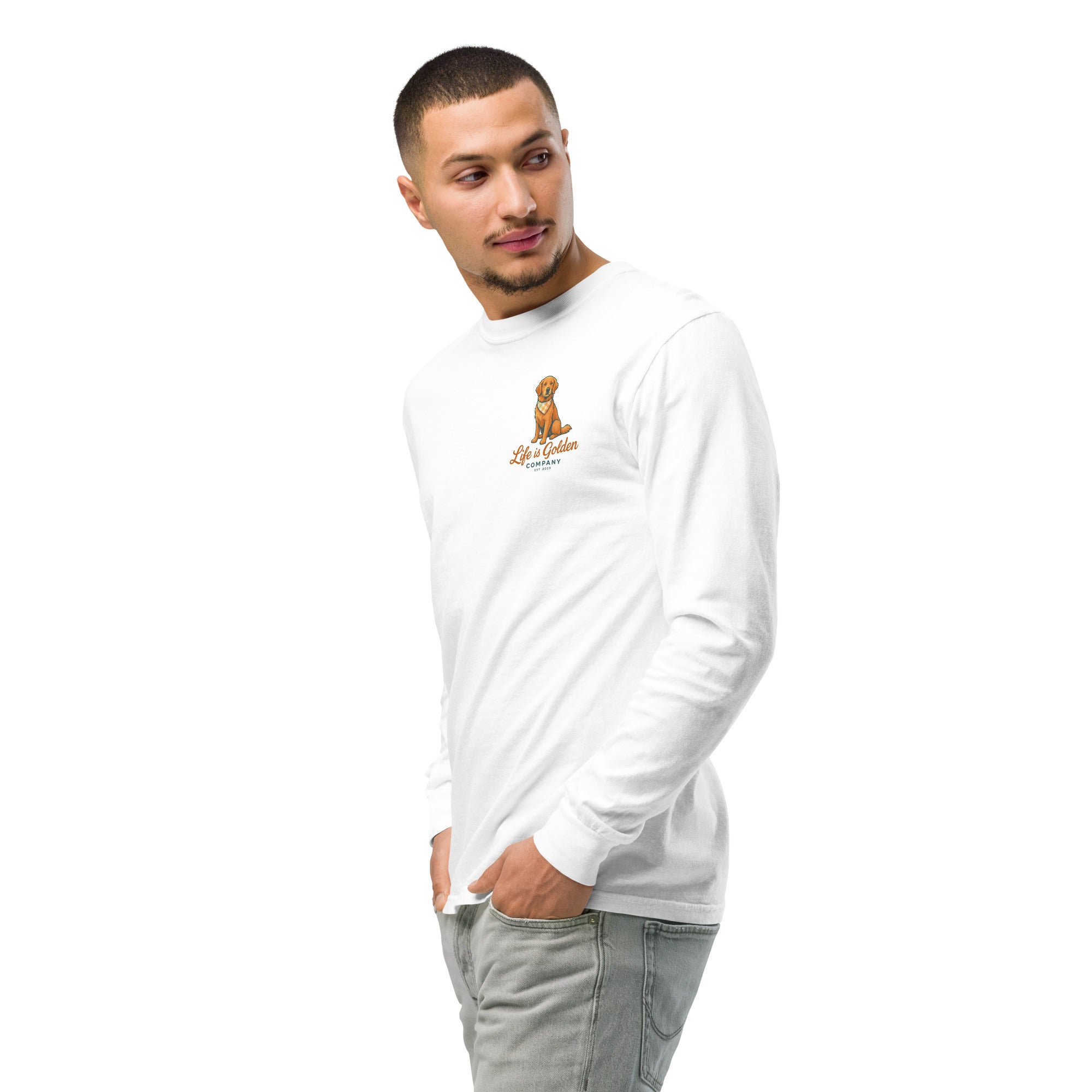 Barefoot &amp; Golden long-sleeve shirt Comfort Colors