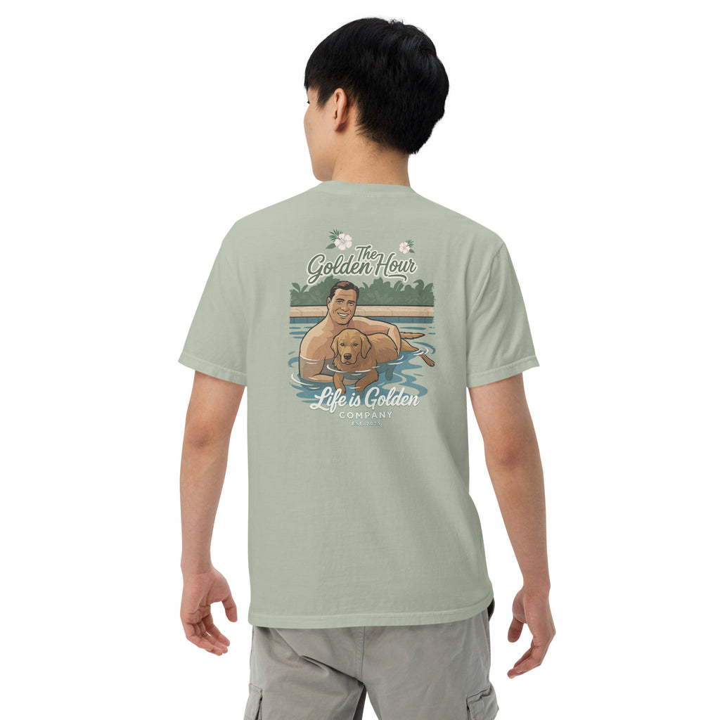 Poolside Pals Unisex garment-dyed heavyweight t-shirt