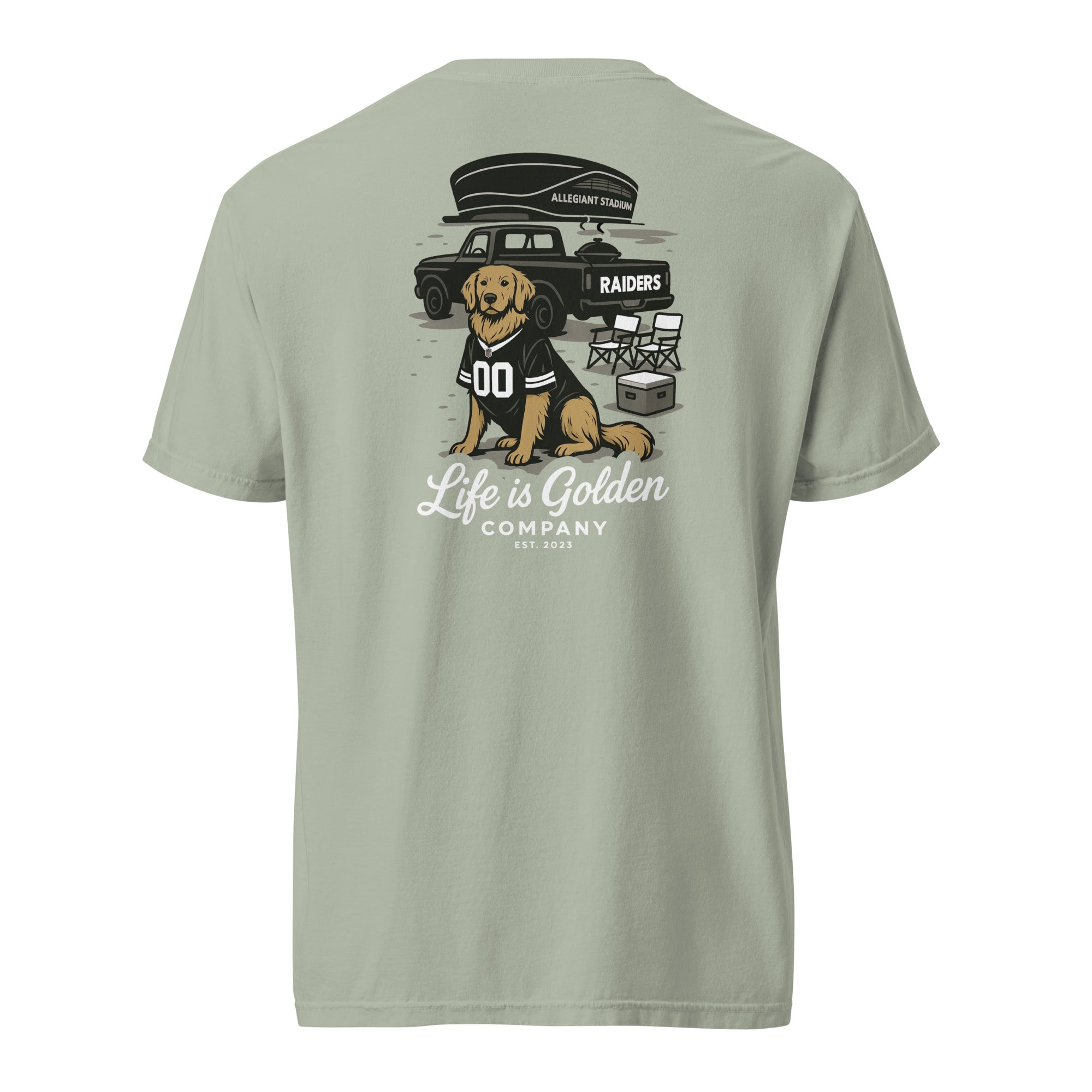 Golden Raiders Unisex garment-dyed heavyweight t-shirt