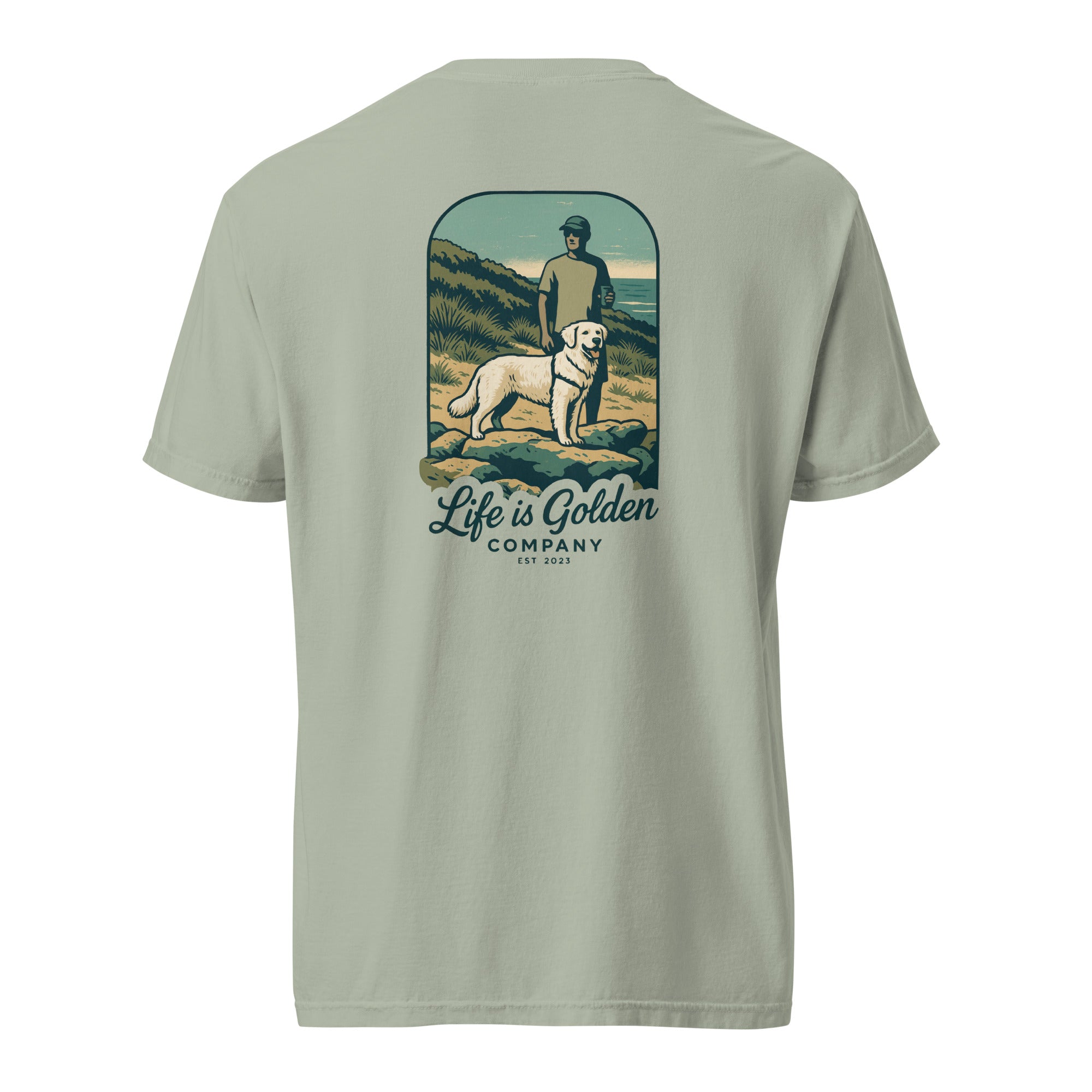 Blue Ridge Trail Unisex garment-dyed heavyweight t-shirt