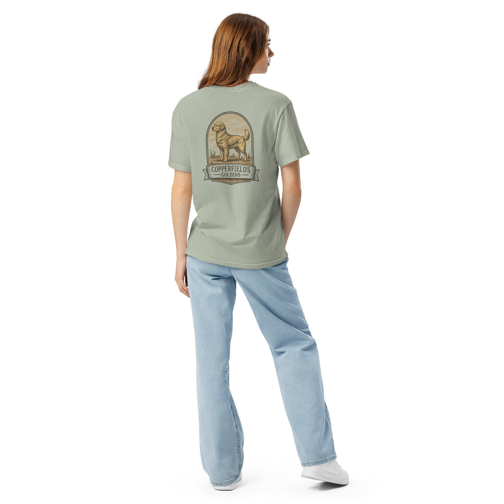 Copperfield's Goldens Unisex garment-dyed heavyweight t-shirt