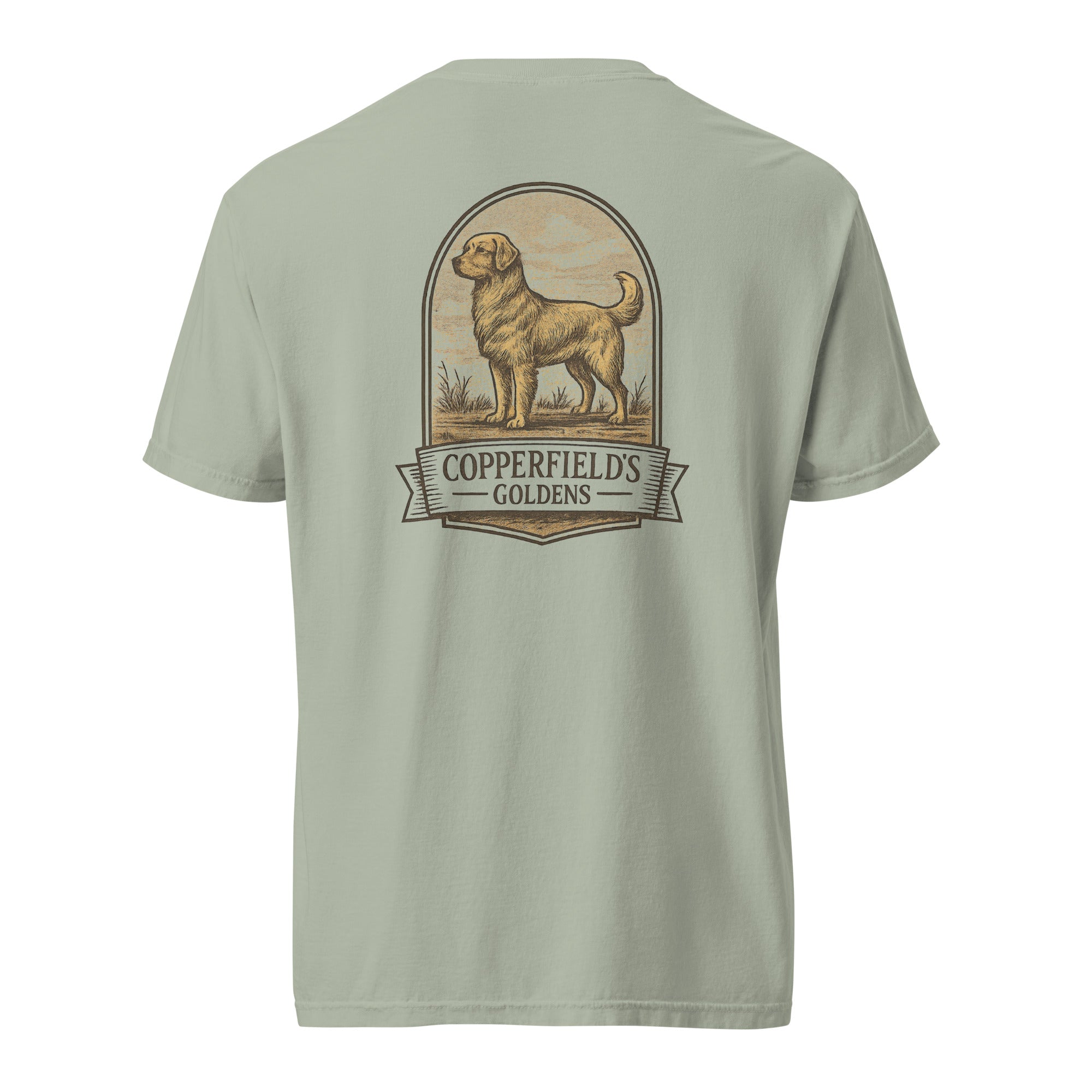 Copperfield's Goldens Unisex garment-dyed heavyweight t-shirt