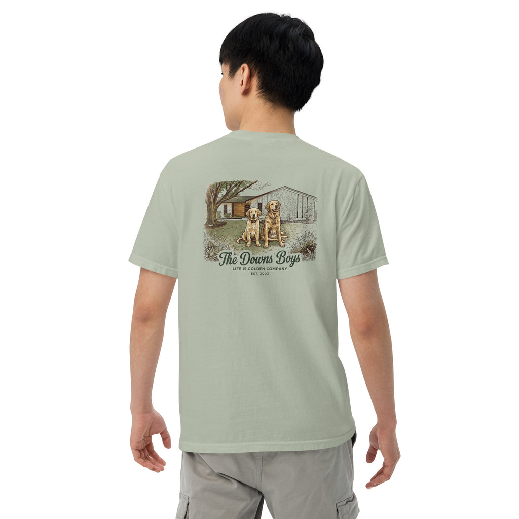 The Downs Boys Unisex garment-dyed heavyweight Tee