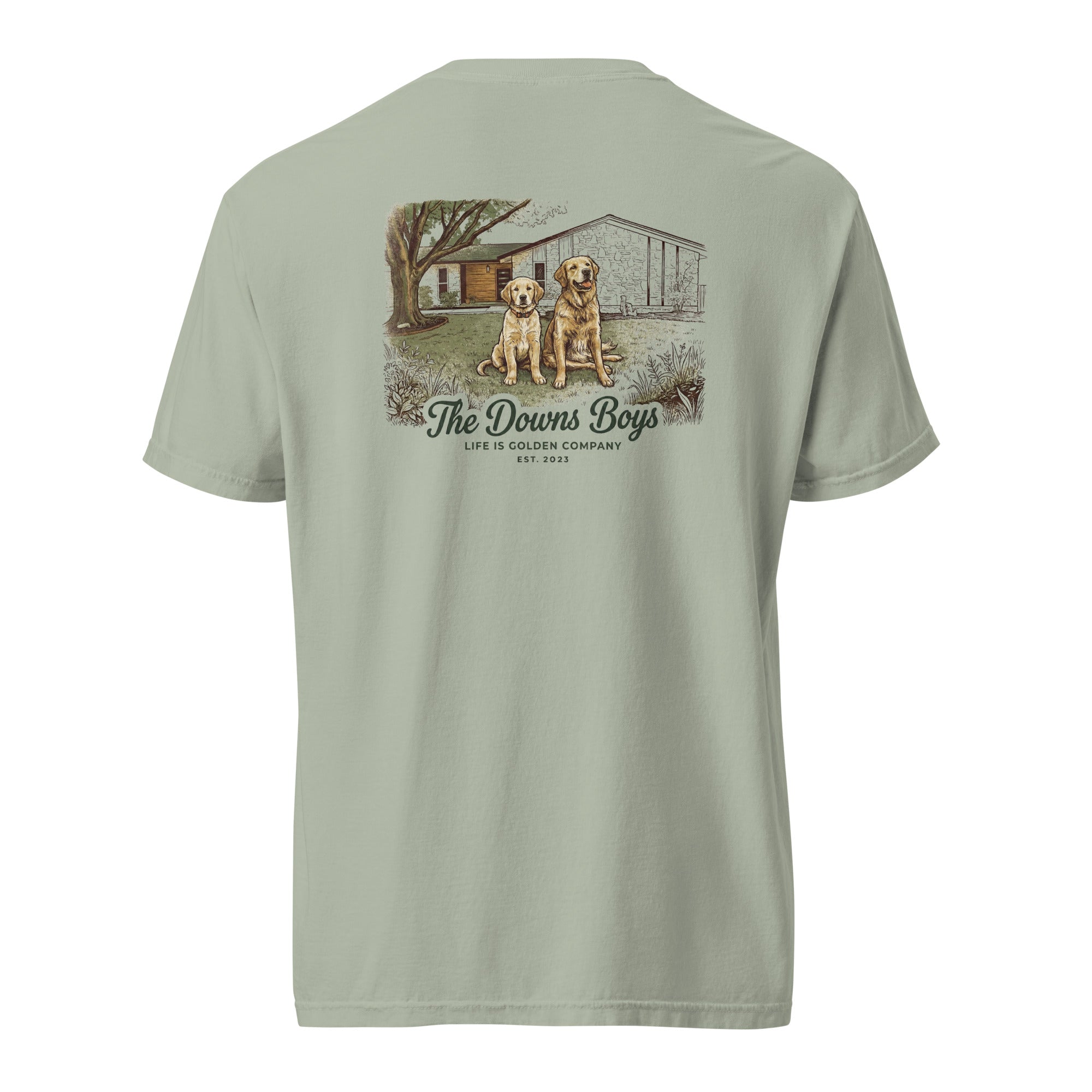 The Downs Boys Unisex garment-dyed heavyweight Tee