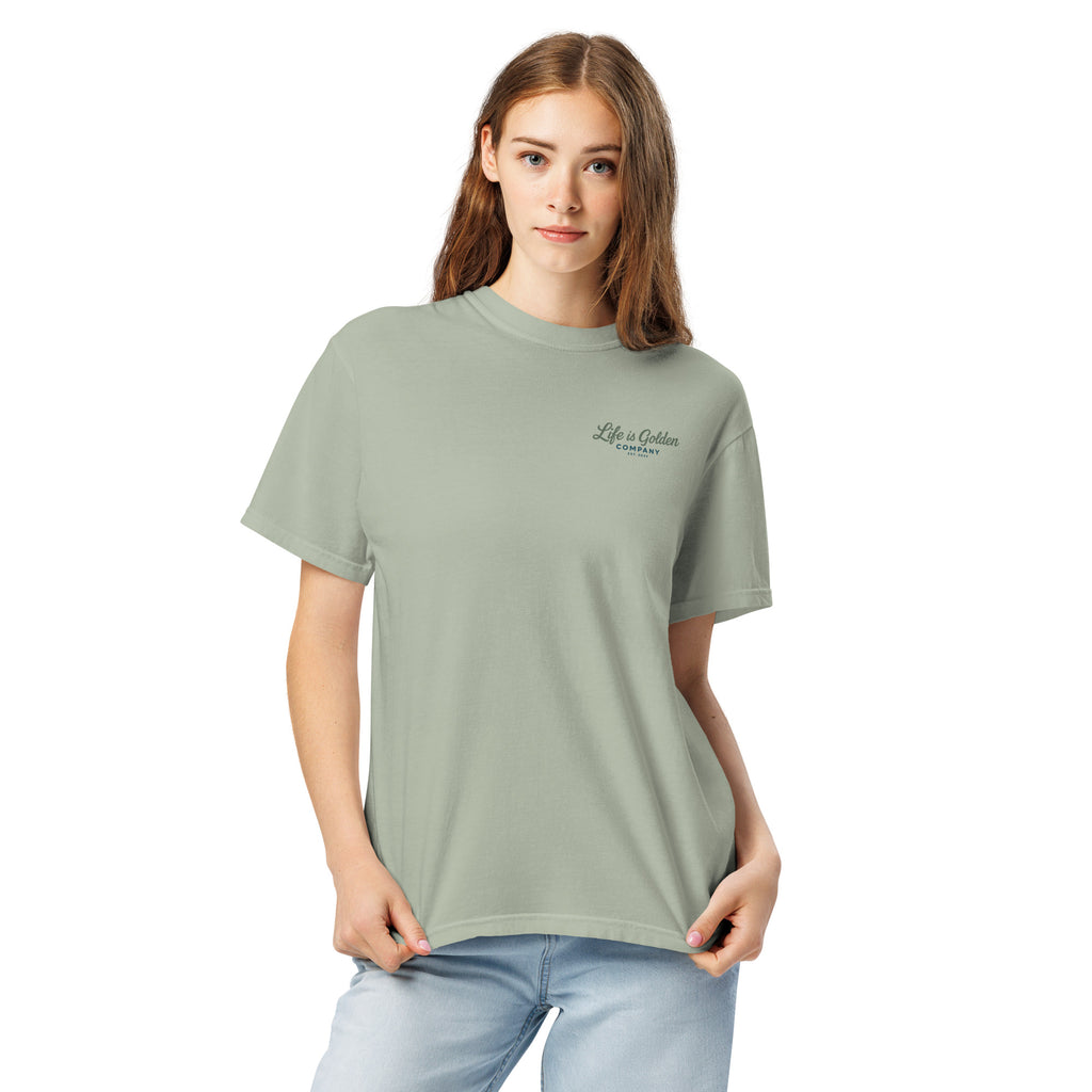 Blue Ridge Trail Unisex garment-dyed heavyweight t-shirt