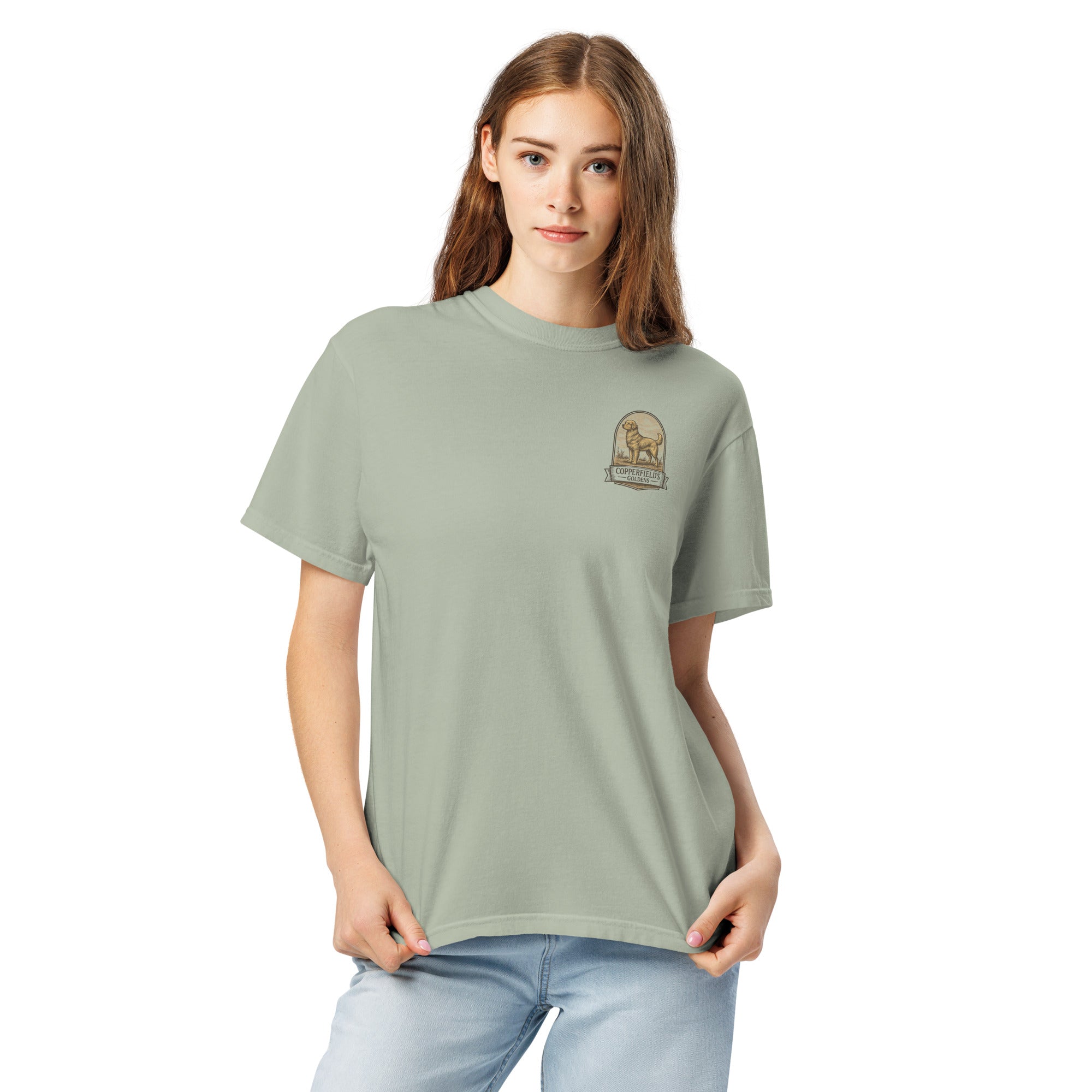 Copperfield's Goldens Unisex garment-dyed heavyweight t-shirt