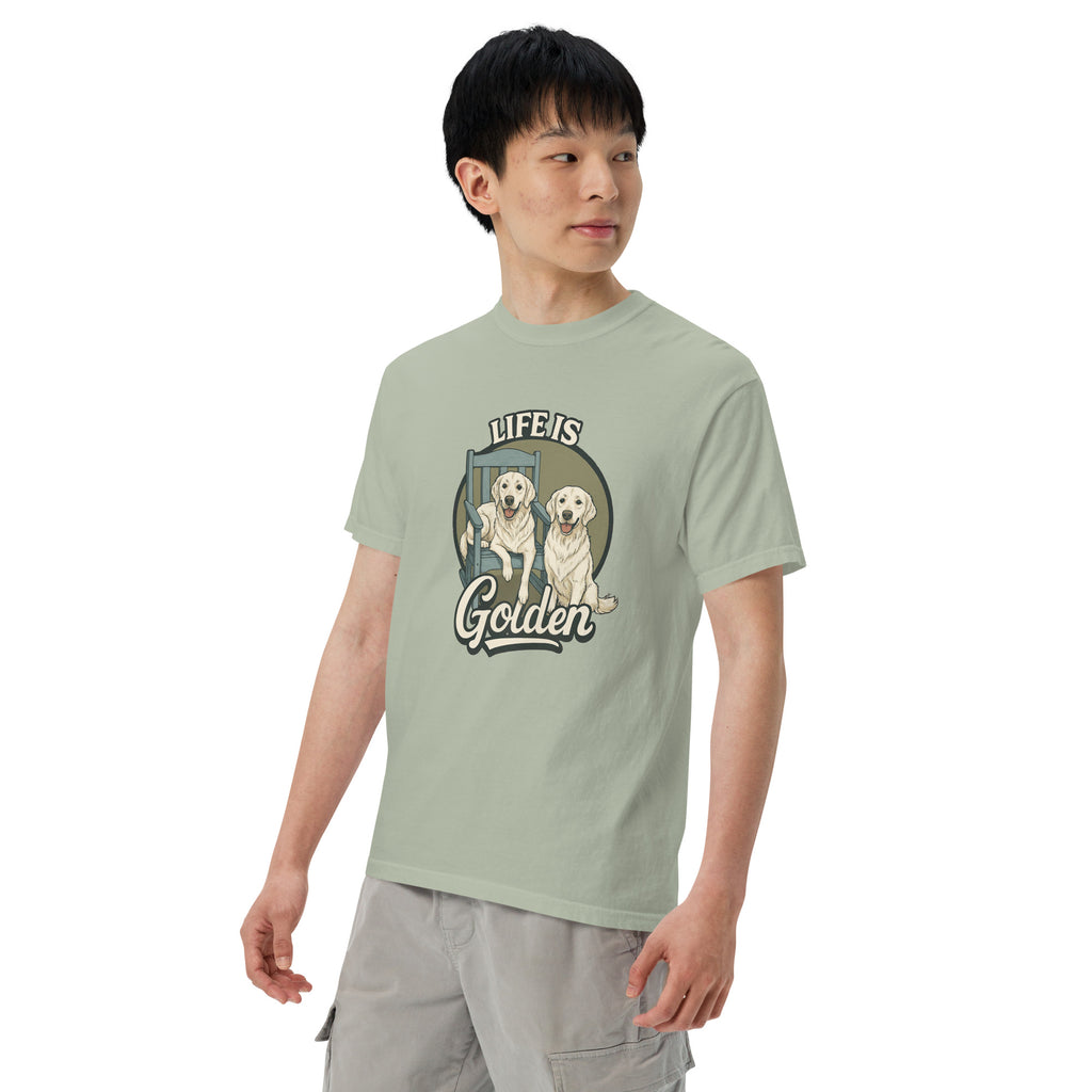 Porchside Pals Unisex garment-dyed heavyweight t-shirt