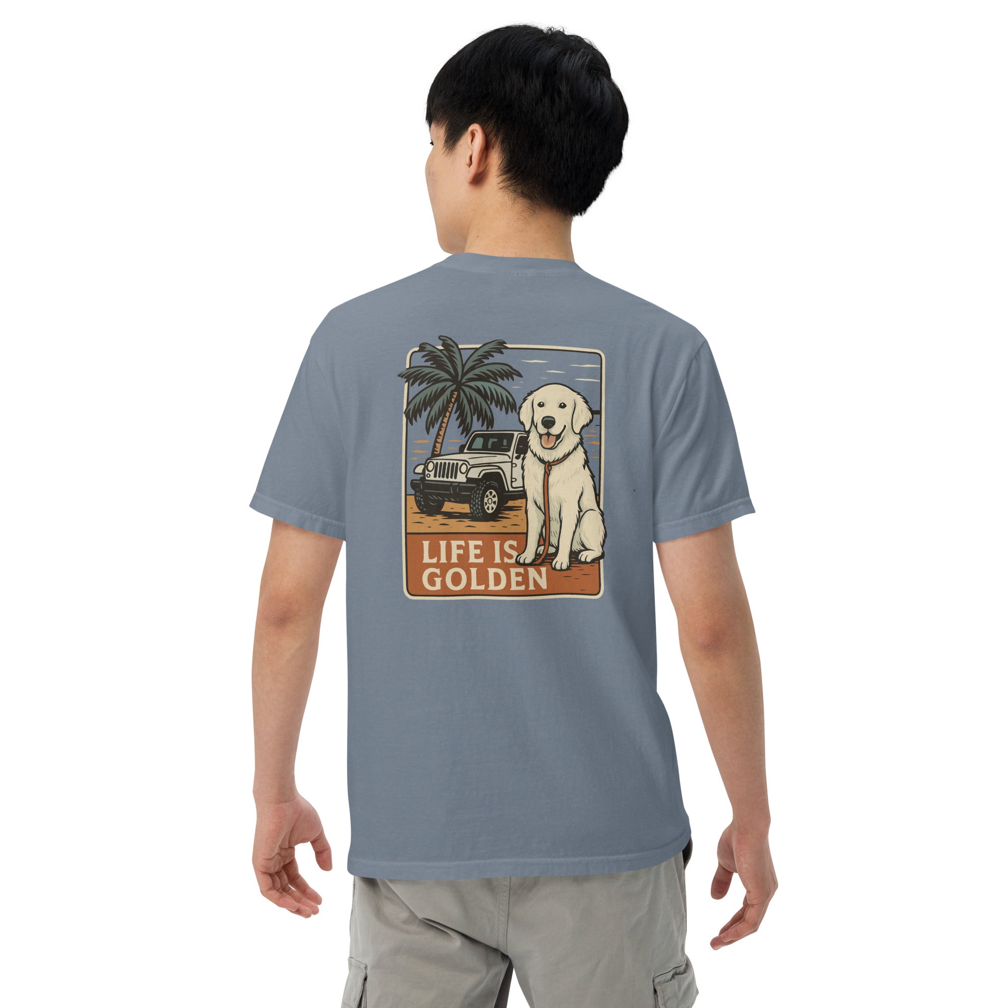 April Unisex garment-dyed heavyweight t-shirt