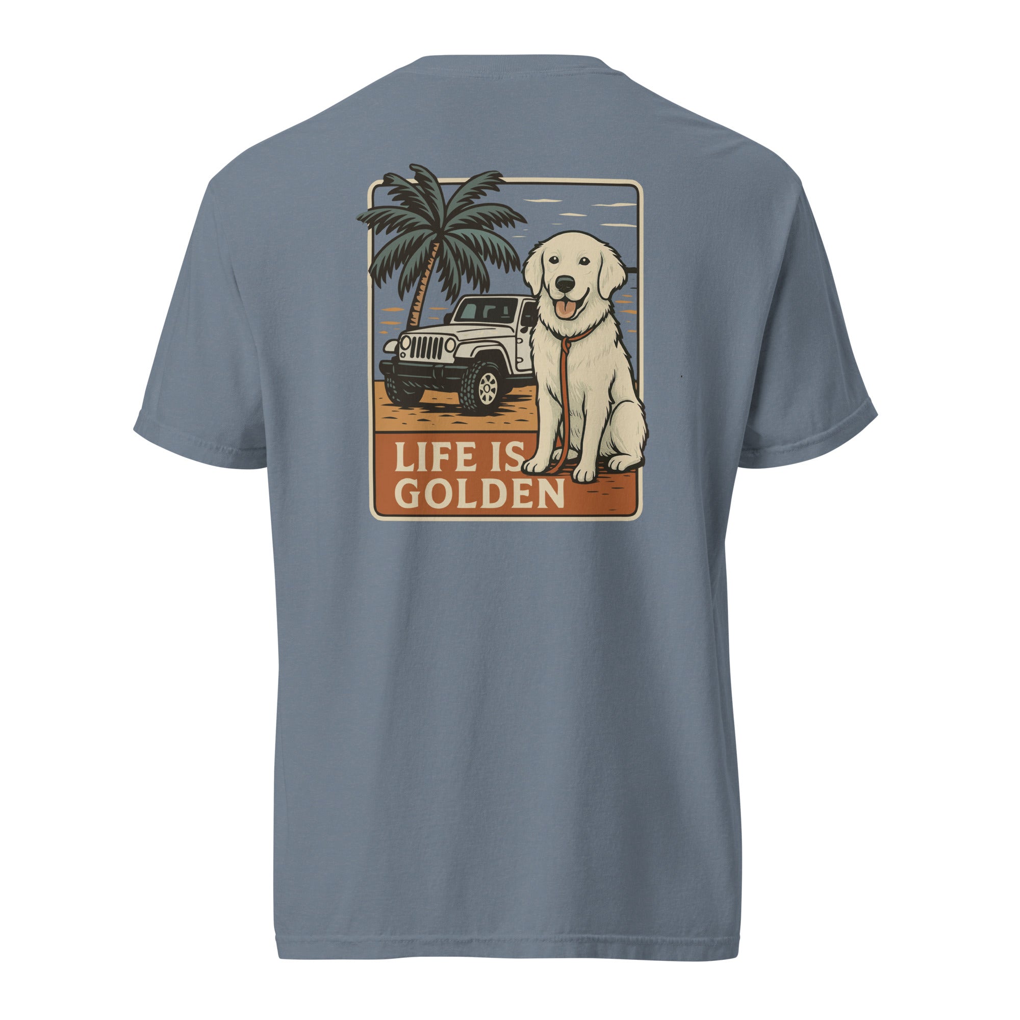 April Unisex garment-dyed heavyweight t-shirt