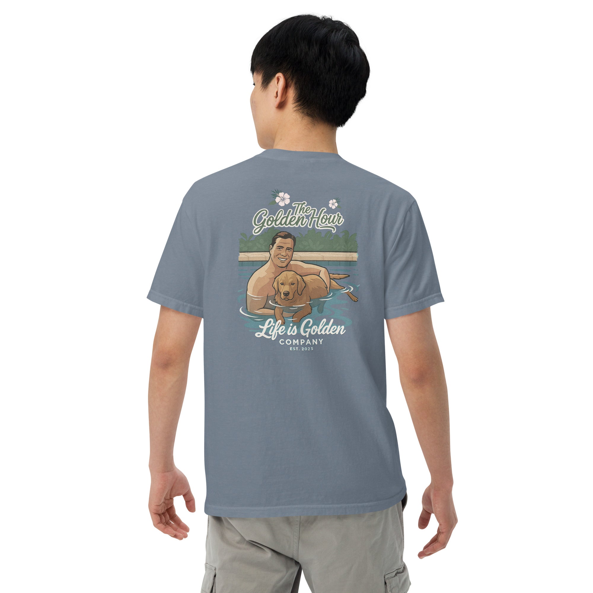 Poolside Pals Unisex garment-dyed heavyweight t-shirt