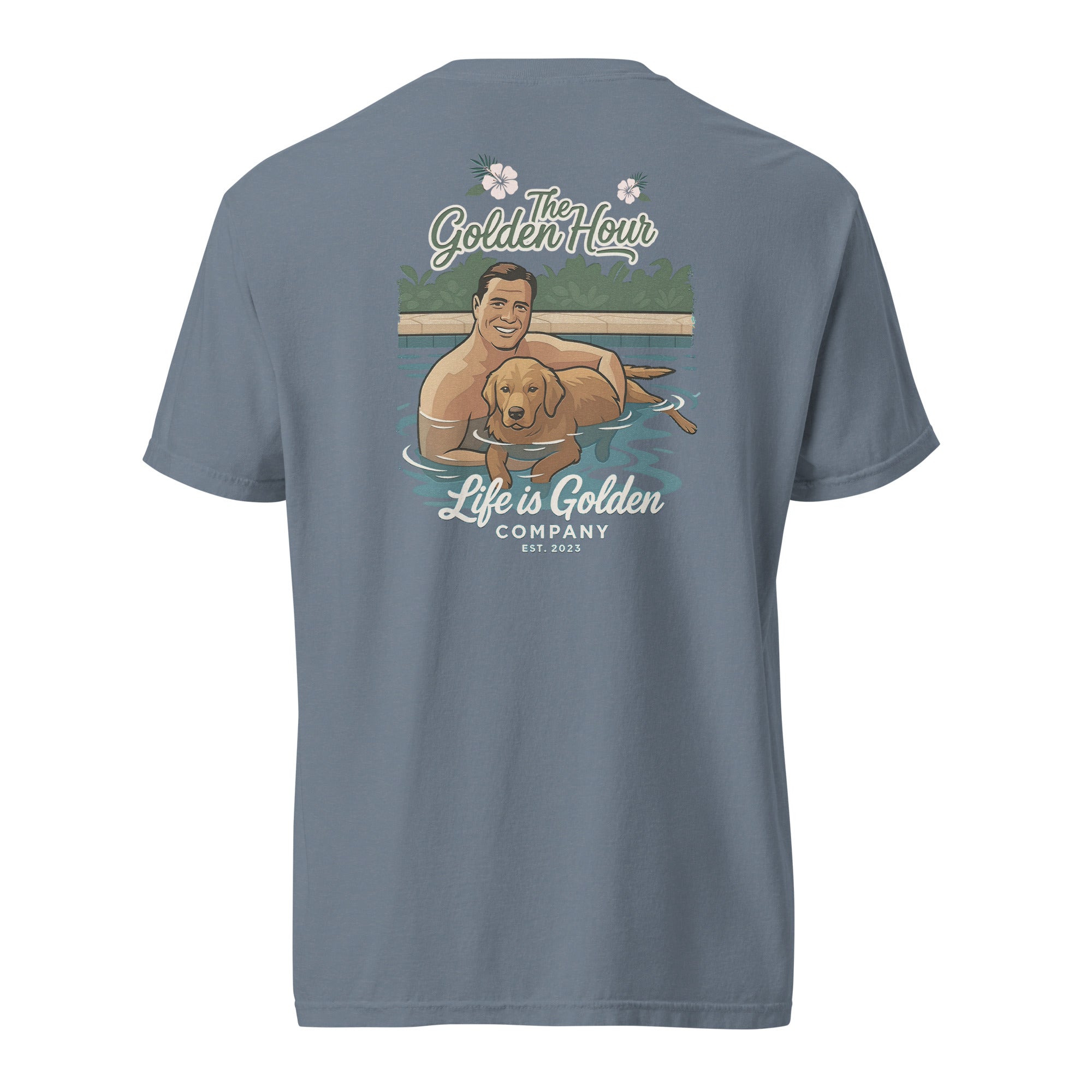 Poolside Pals Unisex garment-dyed heavyweight t-shirt
