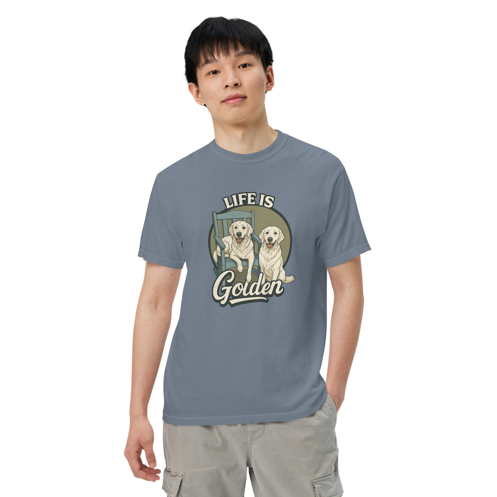Porchside Pals Unisex garment-dyed heavyweight t-shirt