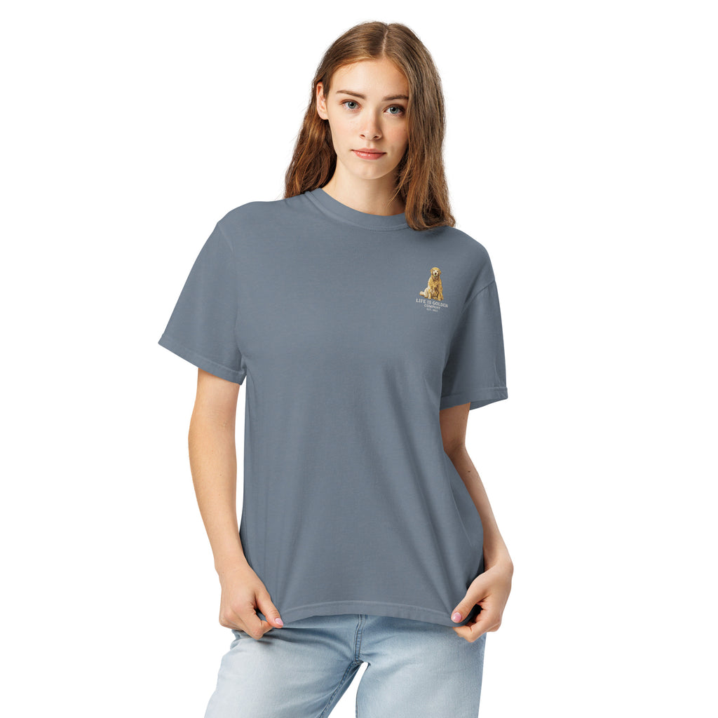 Brookins Goldens Pickup Unisex garment-dyed heavyweight tee