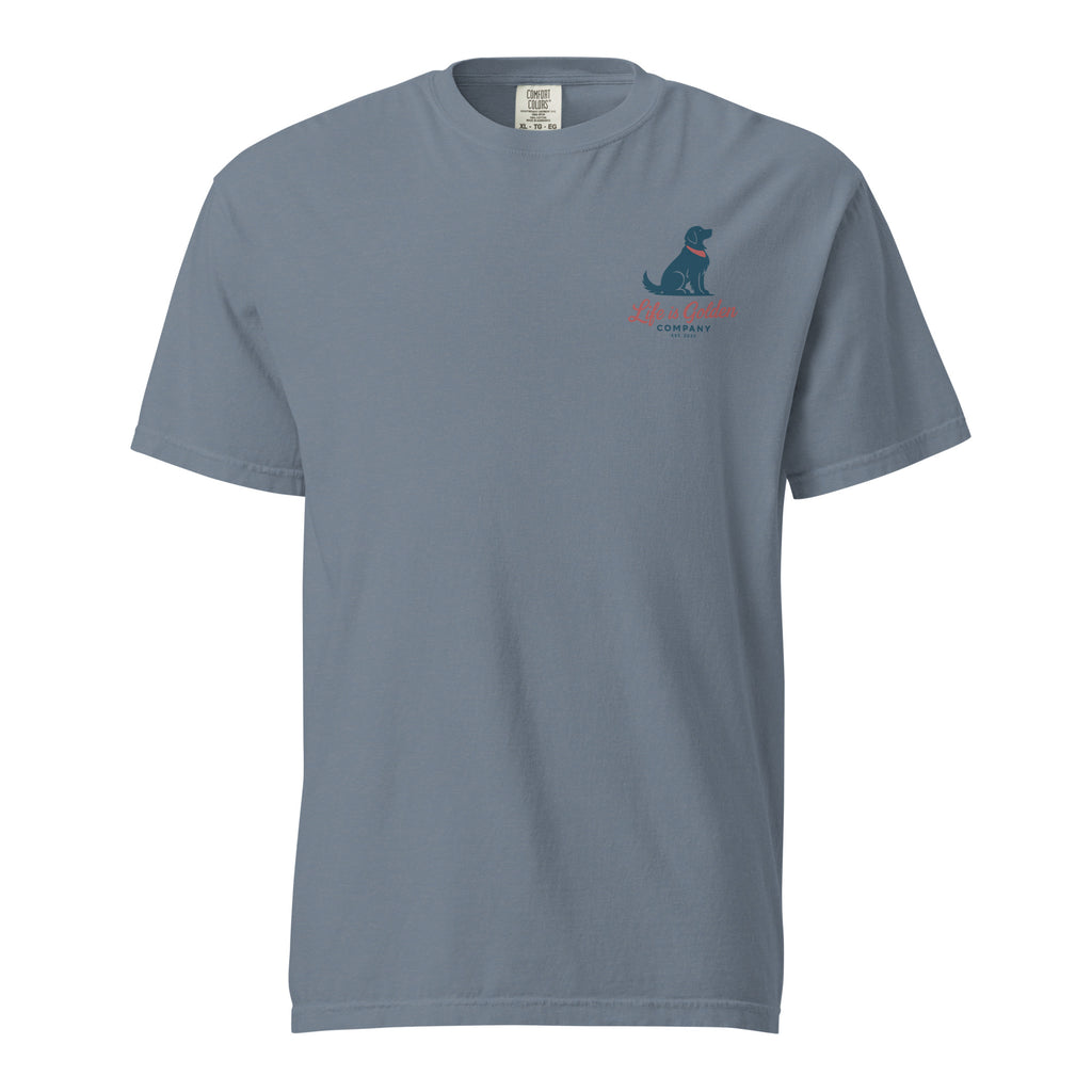 April Unisex garment-dyed heavyweight t-shirt