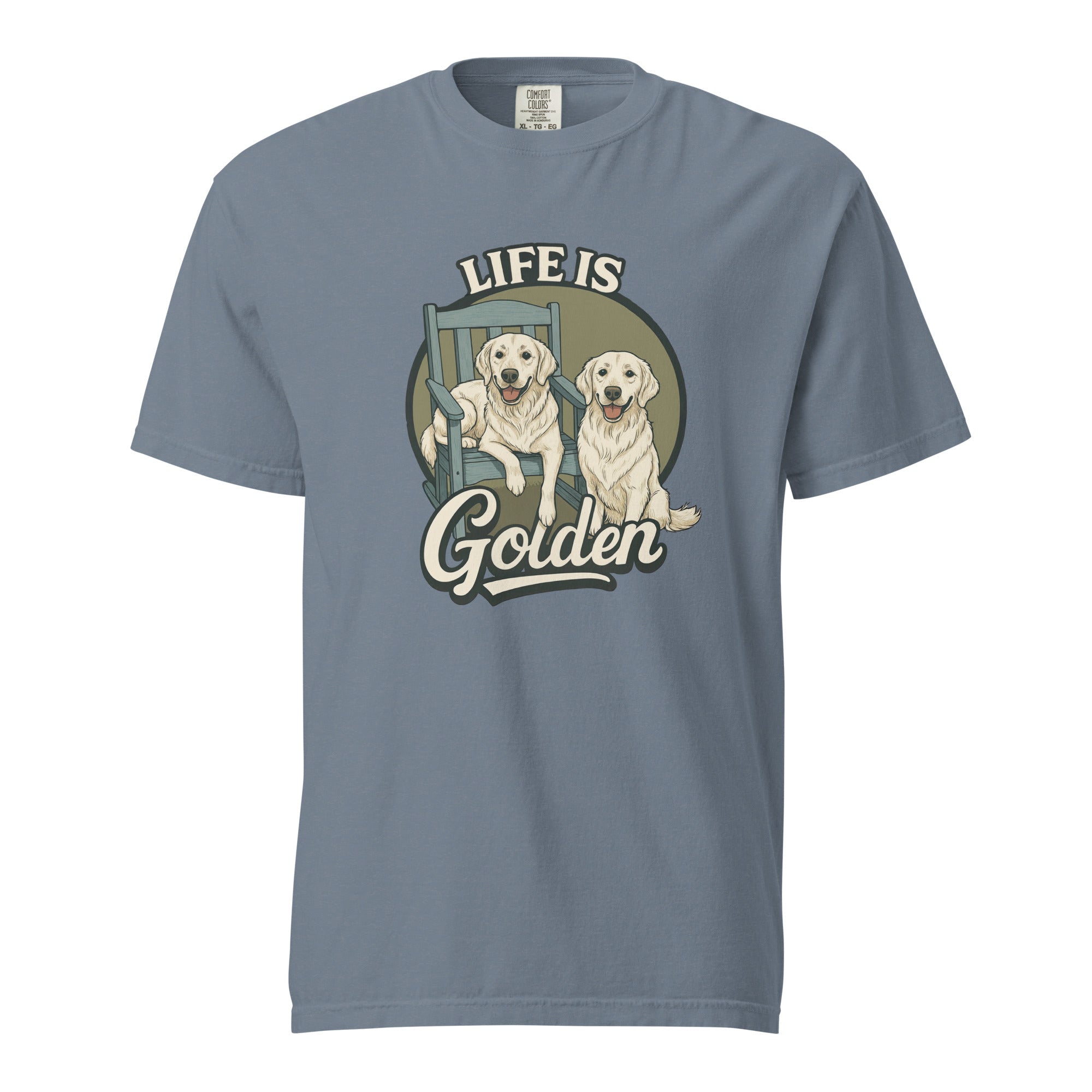 Porchside Pals Unisex garment-dyed heavyweight t-shirt