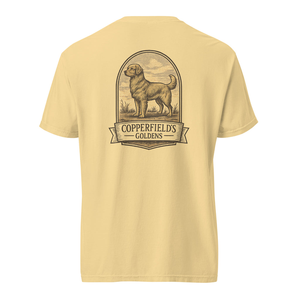 Copperfield's Goldens Unisex garment-dyed heavyweight t-shirt