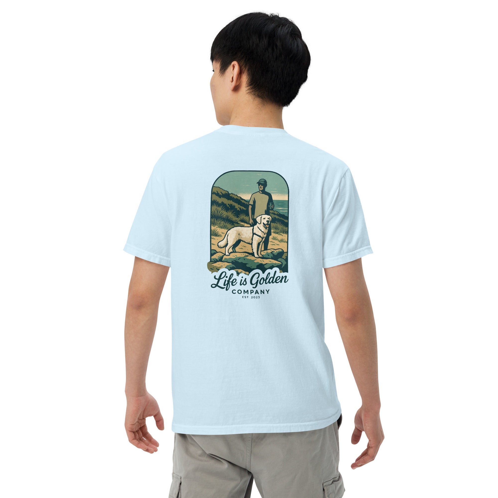 Blue Ridge Trail Unisex garment-dyed heavyweight t-shirt