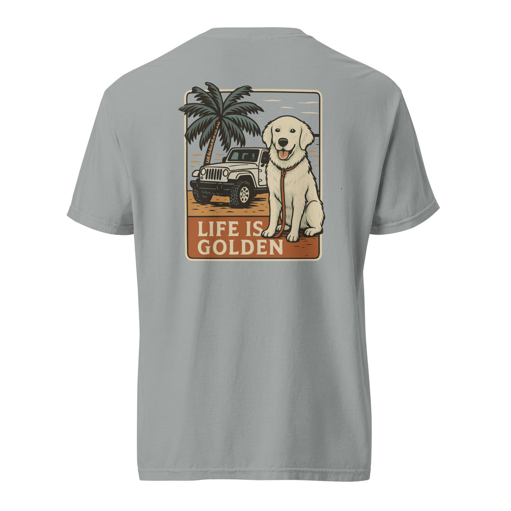 April Unisex garment-dyed heavyweight t-shirt