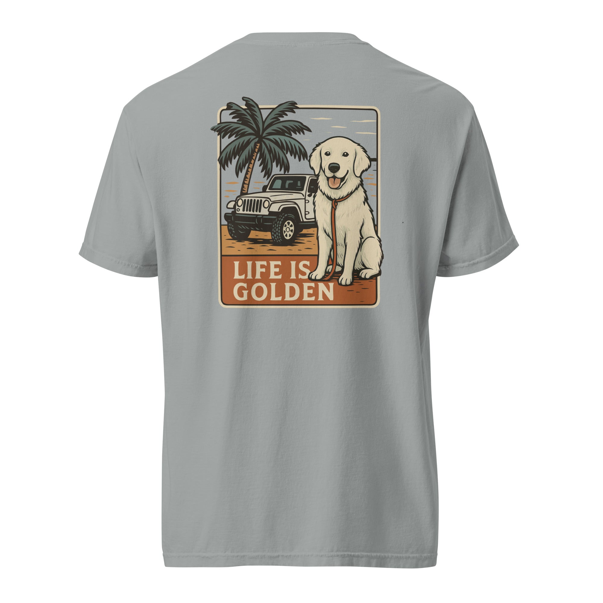 April Unisex garment-dyed heavyweight t-shirt