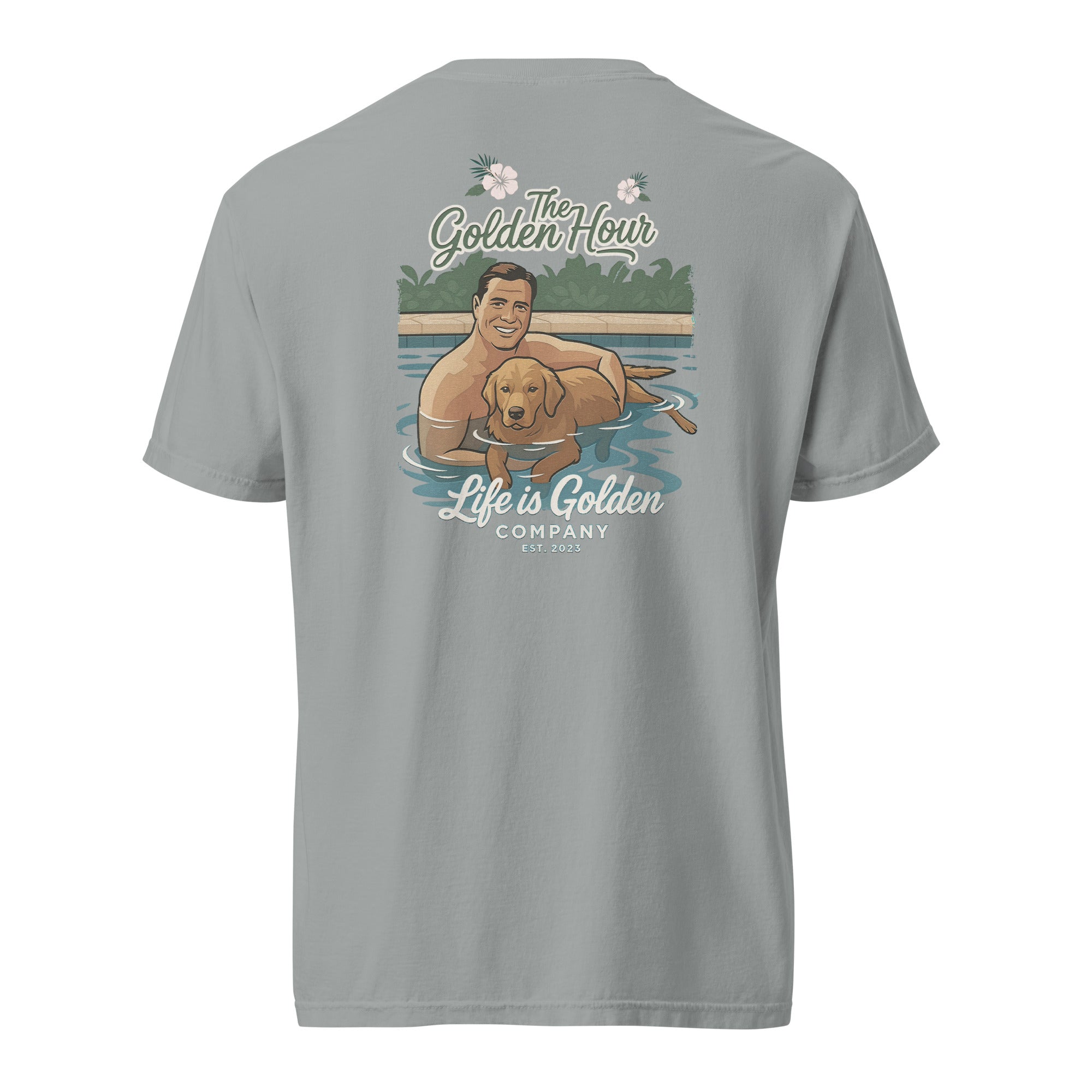 Poolside Pals Unisex garment-dyed heavyweight t-shirt