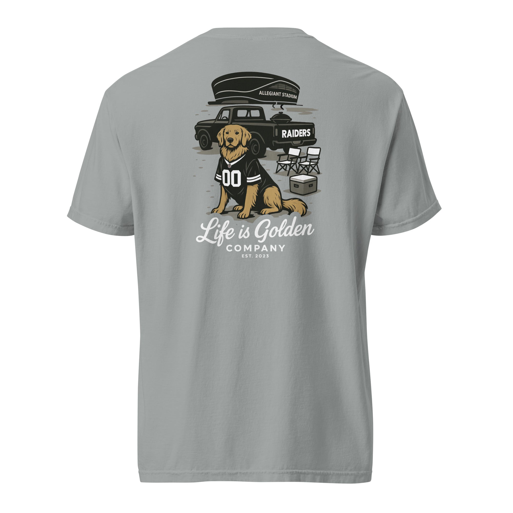Golden Raiders Unisex garment-dyed heavyweight t-shirt