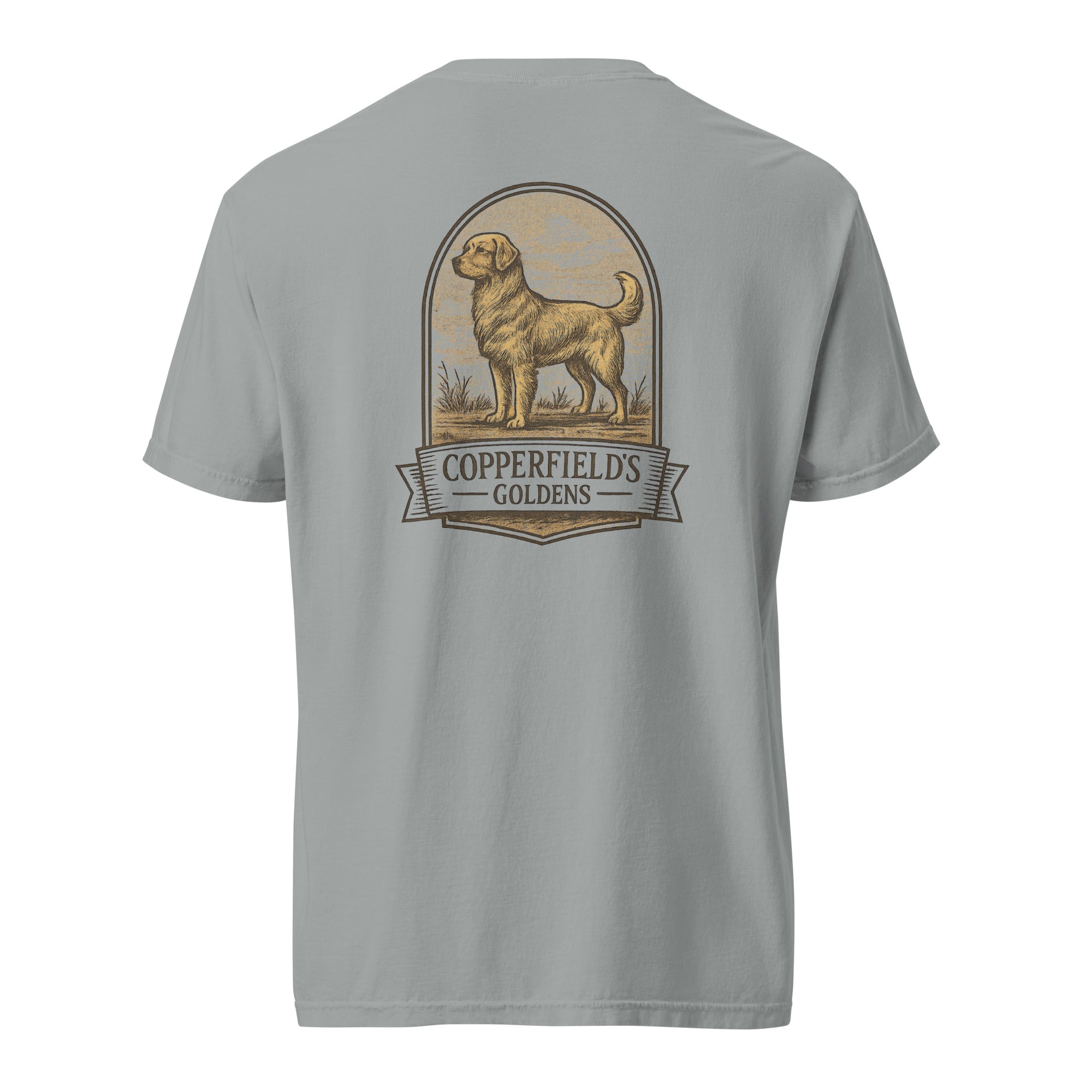 Copperfield's Goldens Unisex garment-dyed heavyweight t-shirt