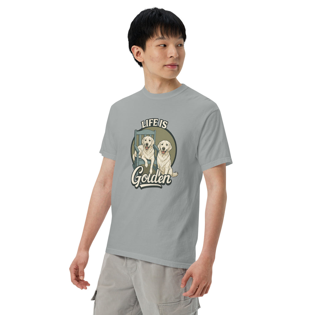 Porchside Pals Unisex garment-dyed heavyweight t-shirt