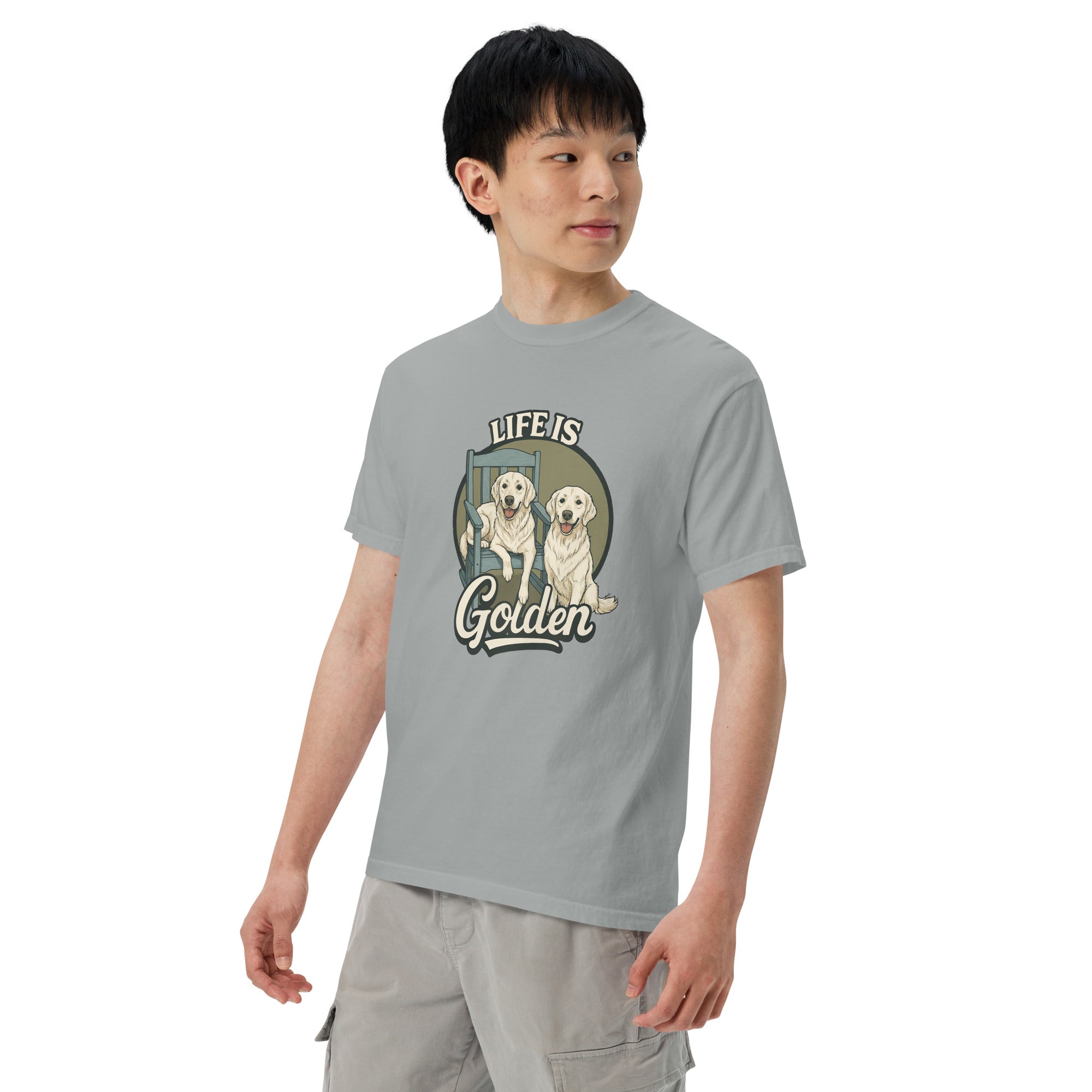 Porchside Pals Unisex garment-dyed heavyweight t-shirt