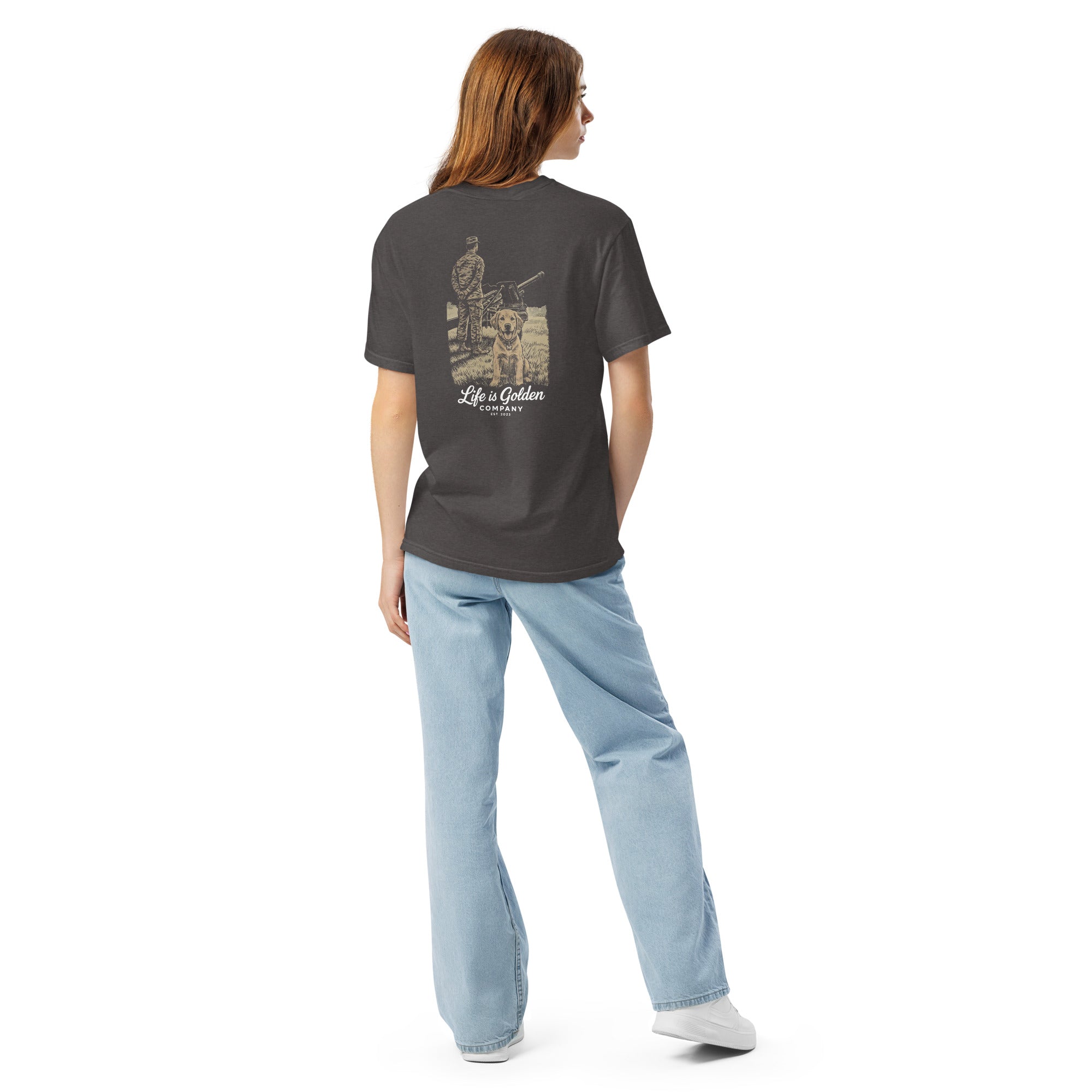 Alena Wood Unisex garment-dyed heavyweight t-shirt