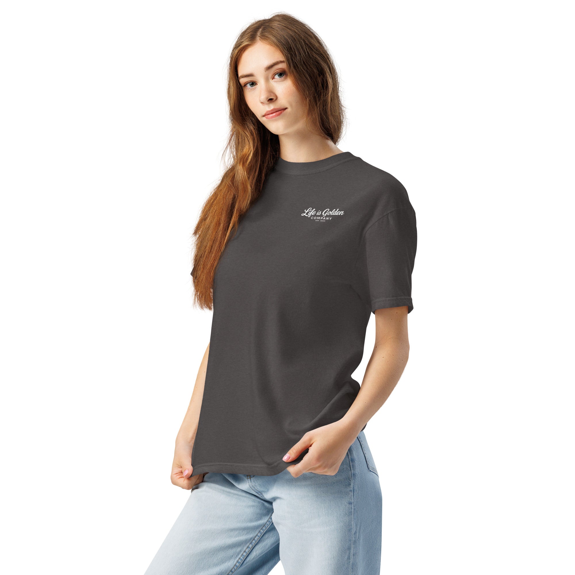 Alena Wood Unisex garment-dyed heavyweight t-shirt