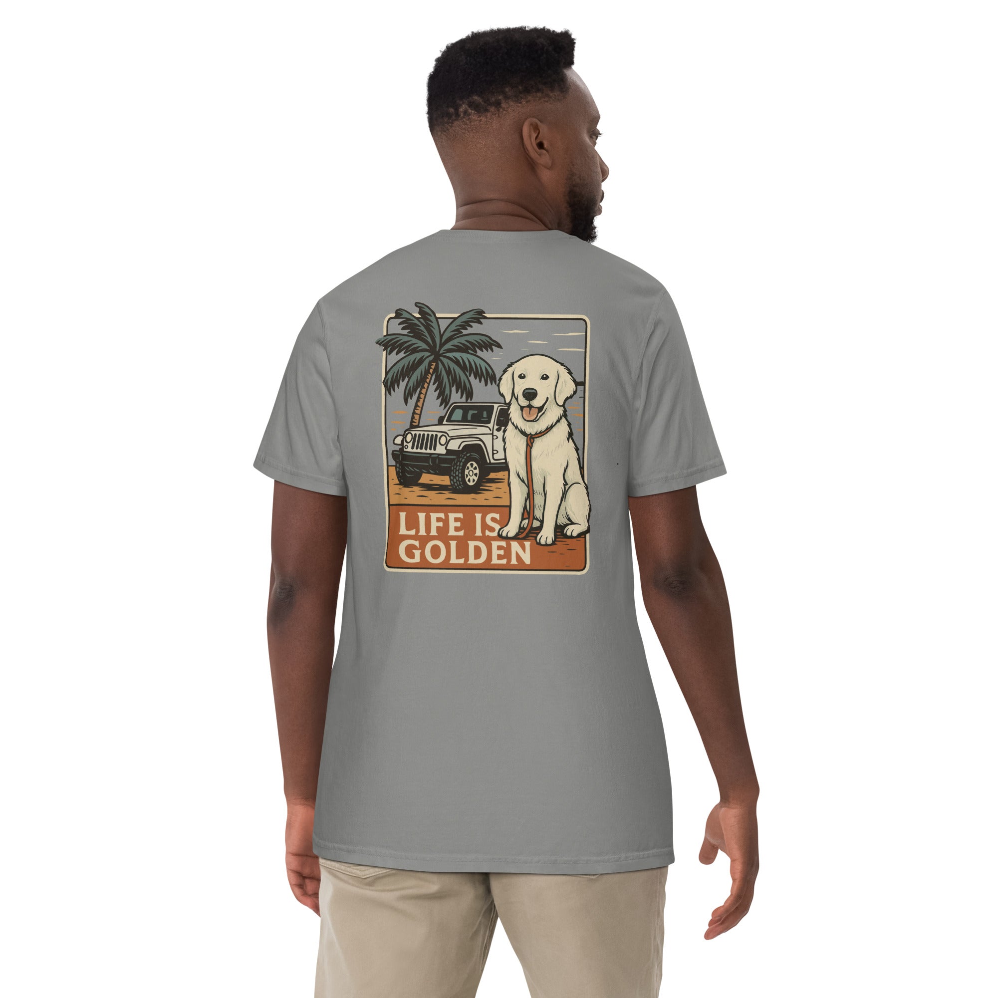 April Unisex garment-dyed heavyweight t-shirt