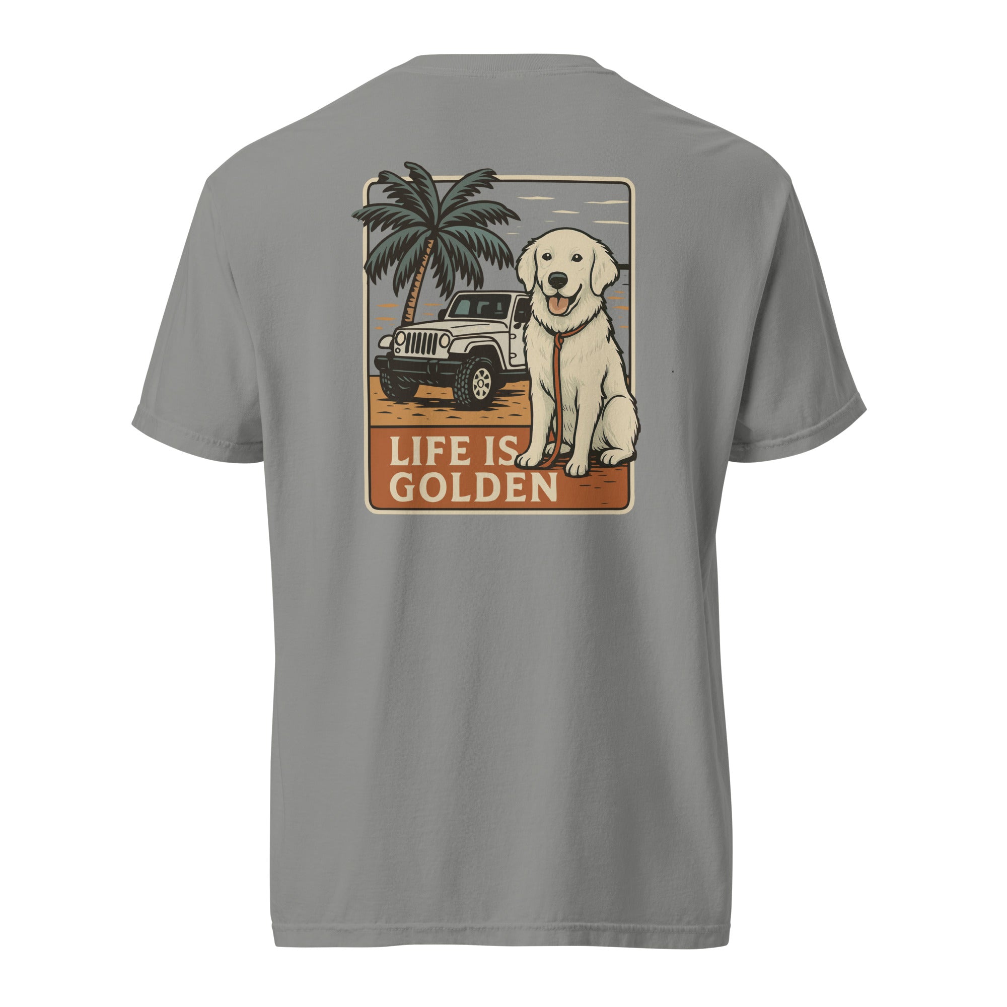 April Unisex garment-dyed heavyweight t-shirt