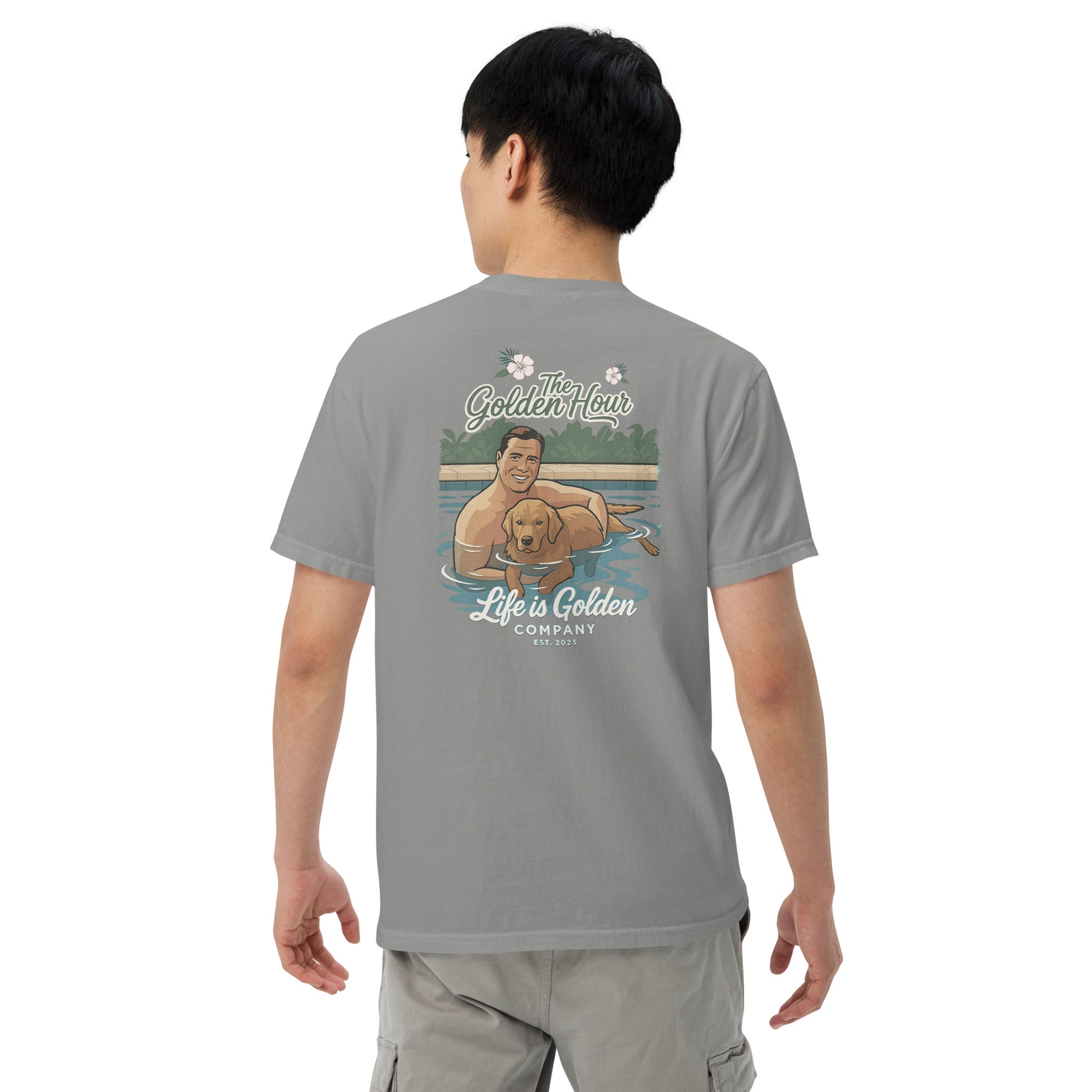 Poolside Pals Unisex garment-dyed heavyweight t-shirt