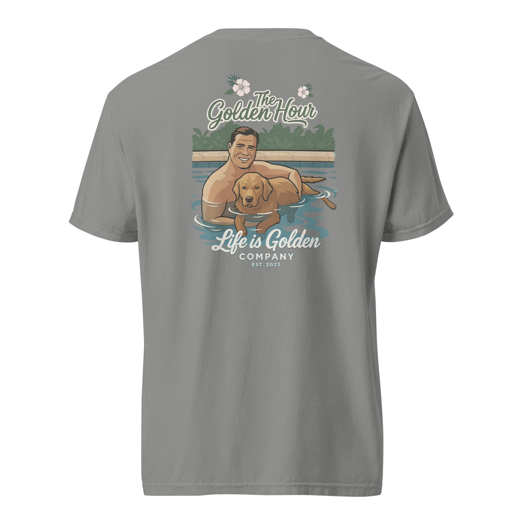 Poolside Pals Unisex garment-dyed heavyweight t-shirt