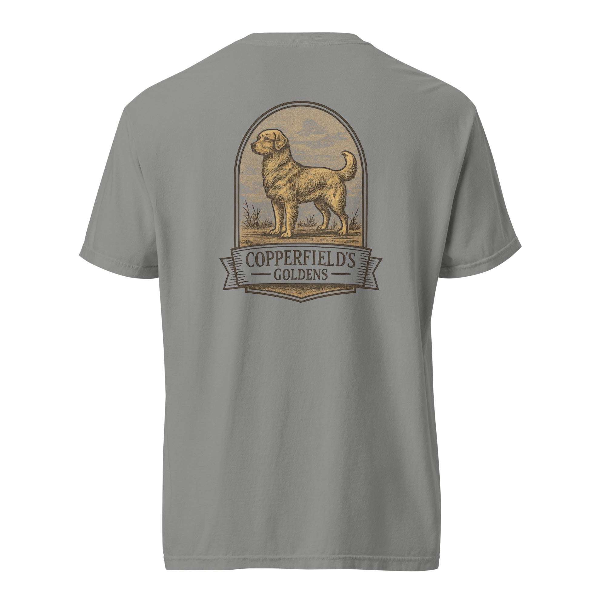 Copperfield's Goldens Unisex garment-dyed heavyweight t-shirt