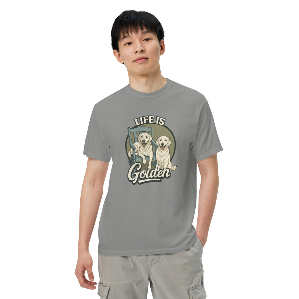 Porchside Pals Unisex garment-dyed heavyweight t-shirt