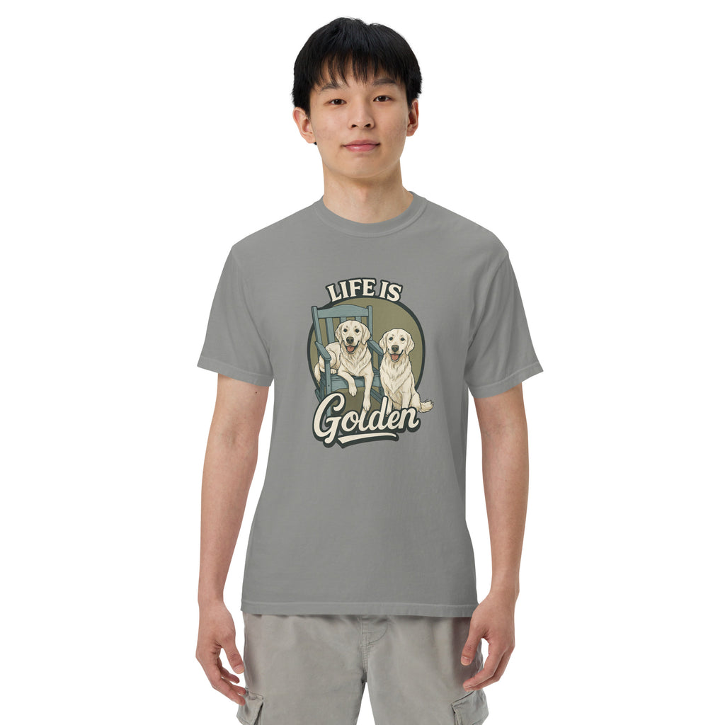 Porchside Pals Unisex garment-dyed heavyweight t-shirt