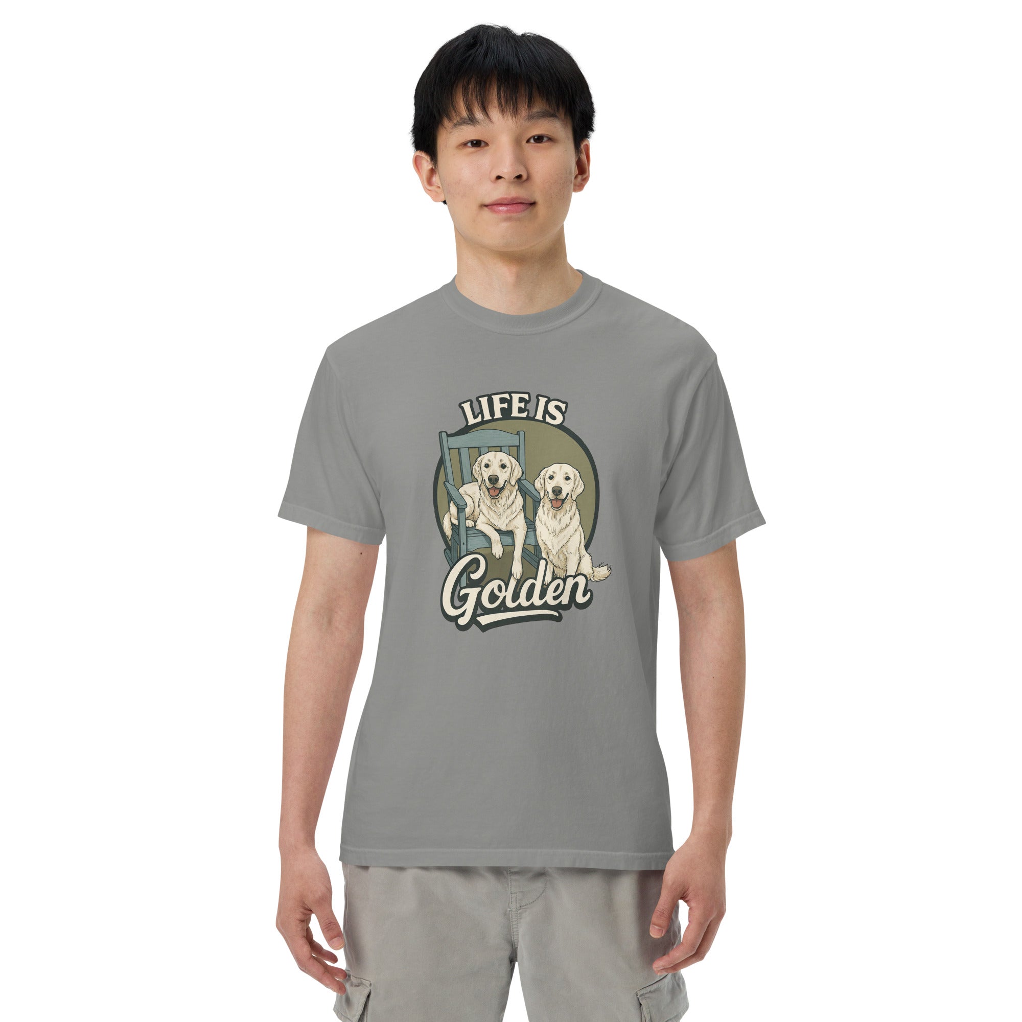 Porchside Pals Unisex garment-dyed heavyweight t-shirt
