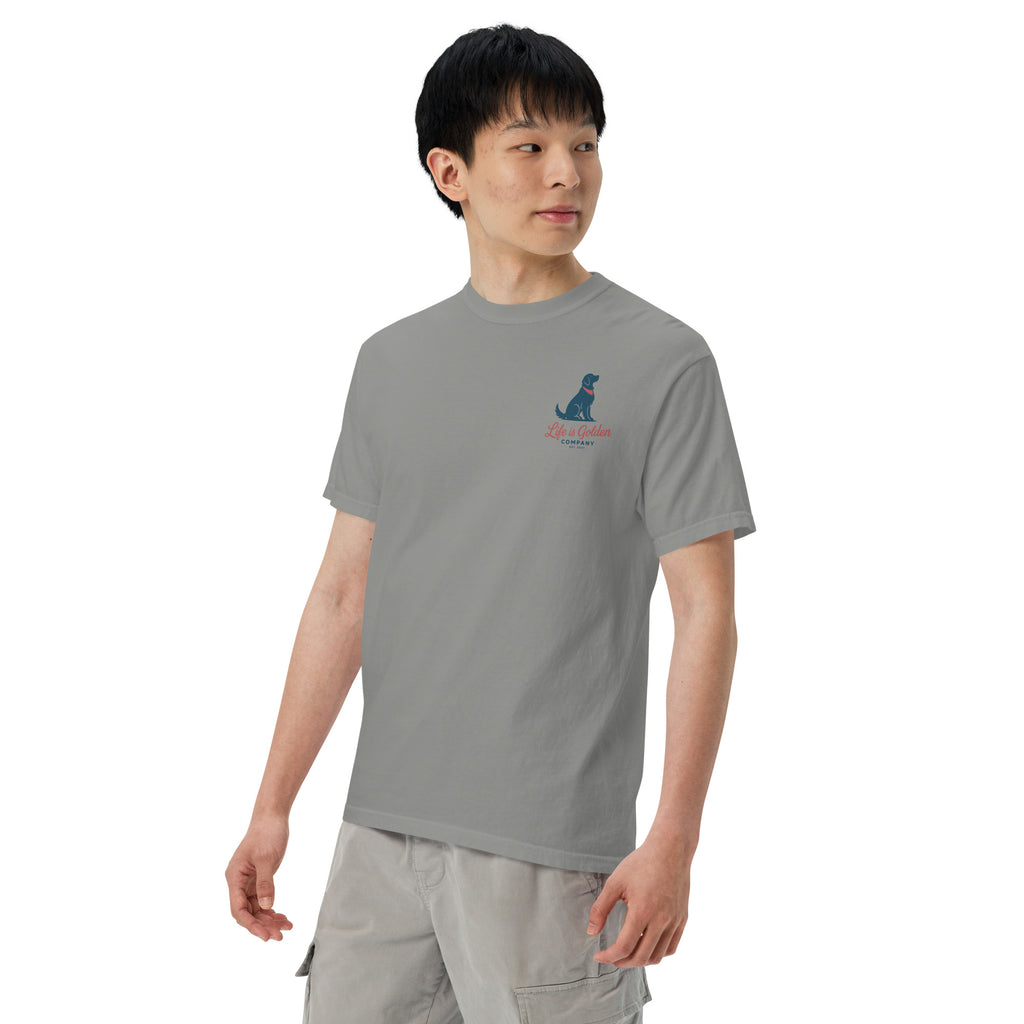April Unisex garment-dyed heavyweight t-shirt