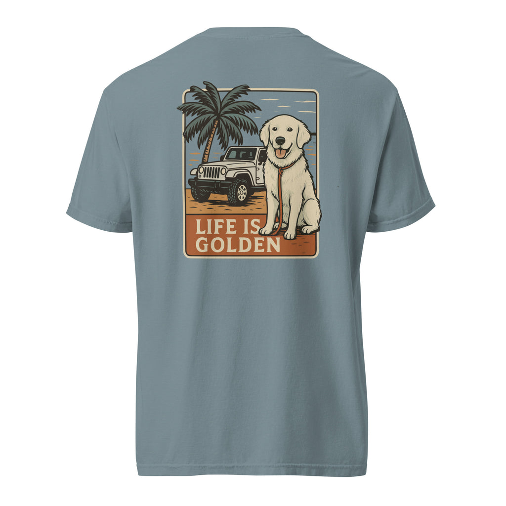 April Unisex garment-dyed heavyweight t-shirt