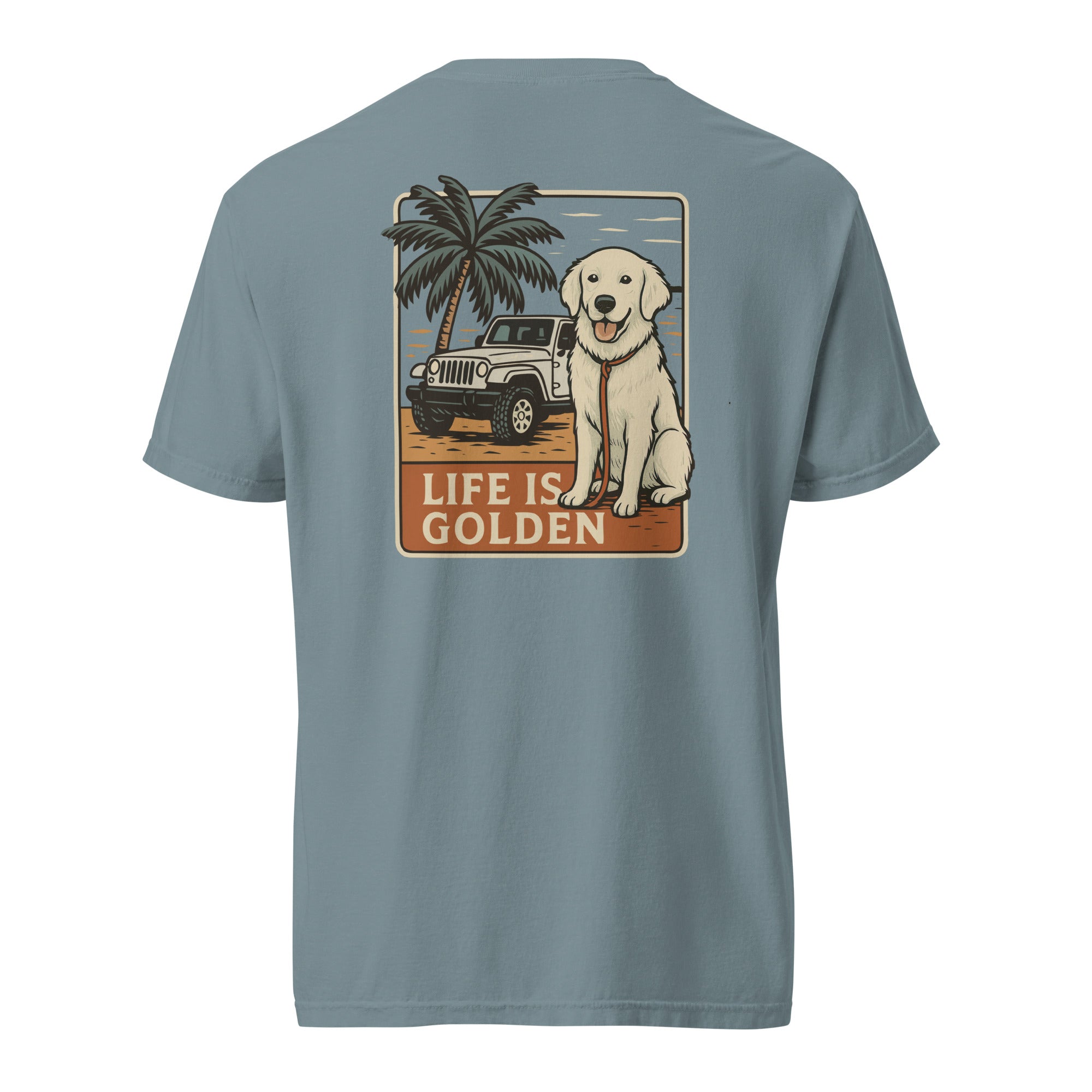 April Unisex garment-dyed heavyweight t-shirt