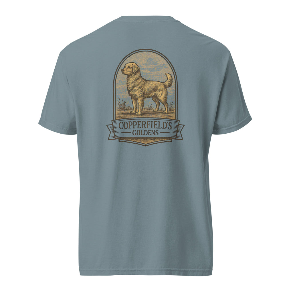 Copperfield's Goldens Unisex garment-dyed heavyweight t-shirt
