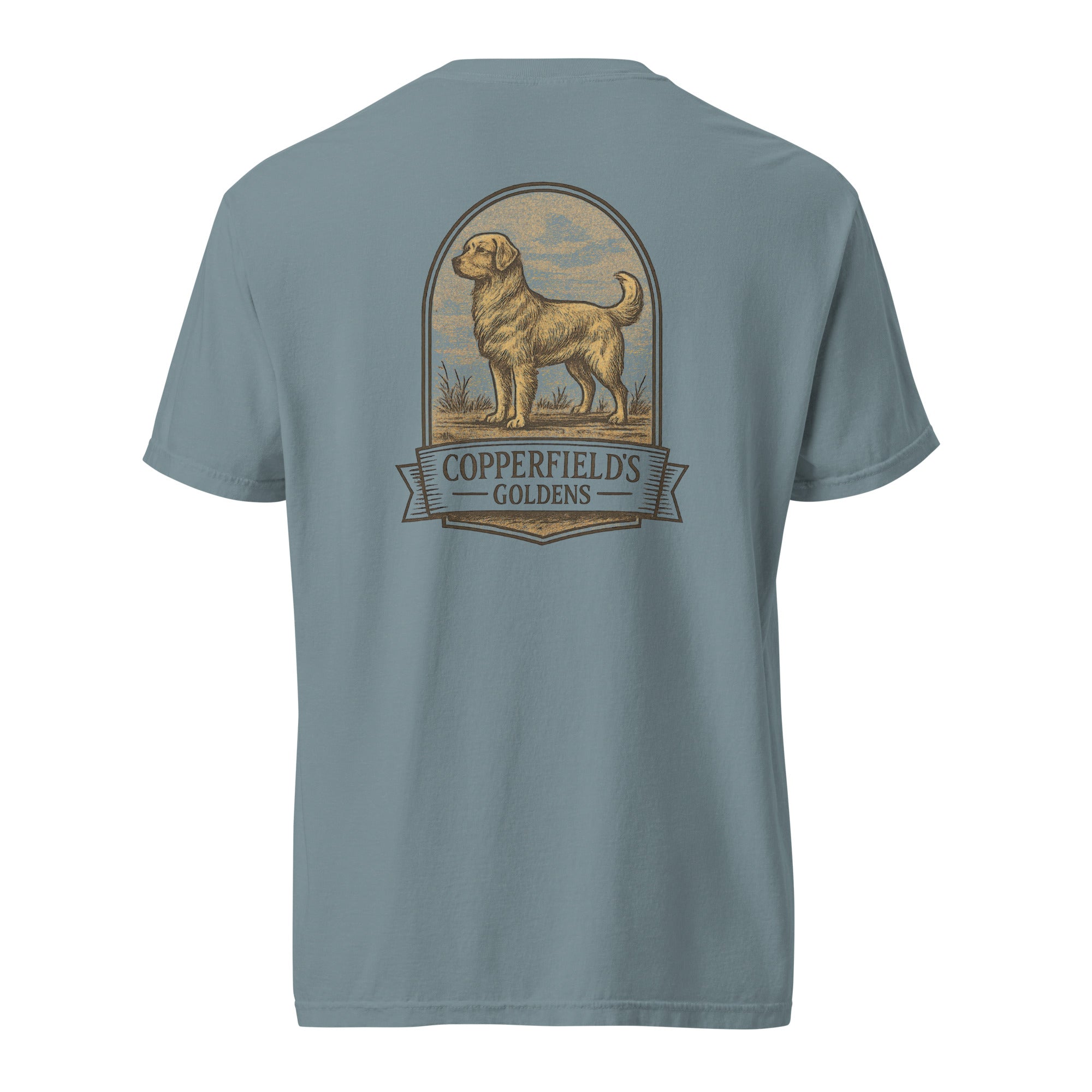 Copperfield's Goldens Unisex garment-dyed heavyweight t-shirt