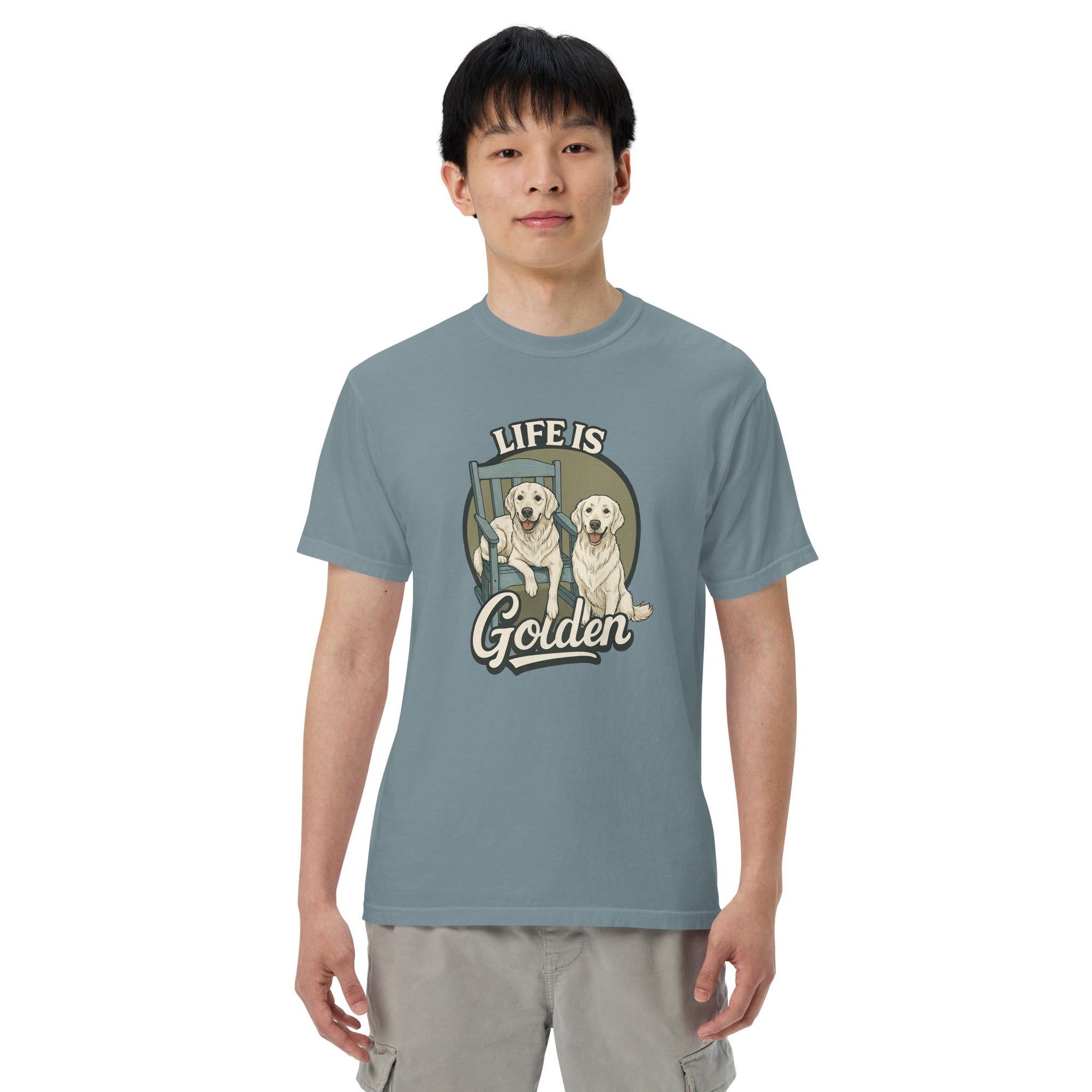 Porchside Pals Unisex garment-dyed heavyweight t-shirt