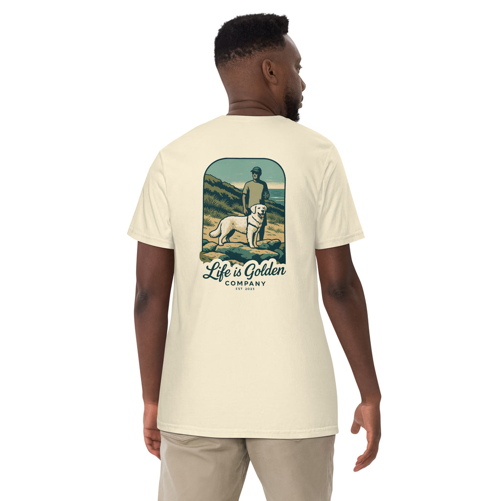 Blue Ridge Trail Unisex garment-dyed heavyweight t-shirt