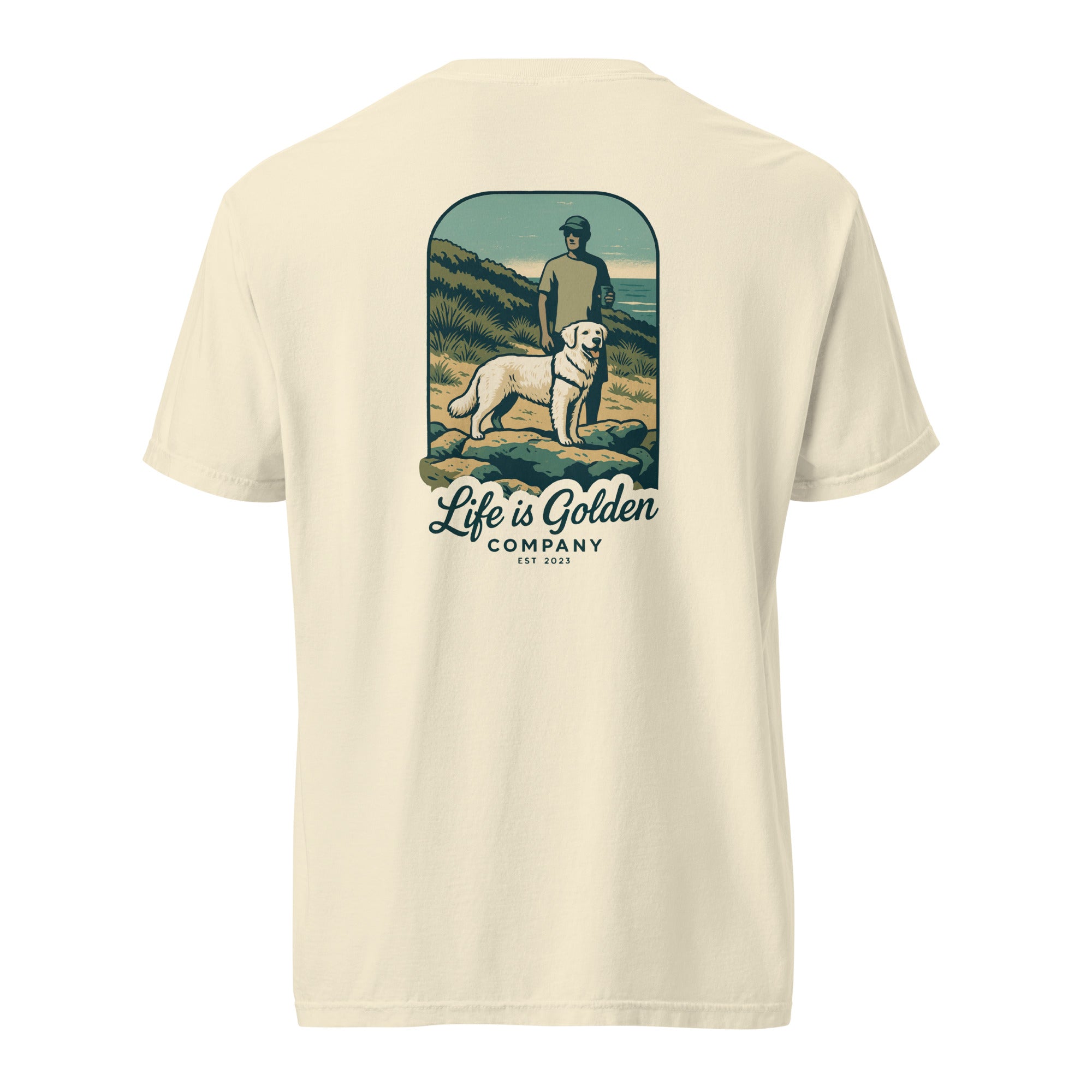 Blue Ridge Trail Unisex garment-dyed heavyweight t-shirt